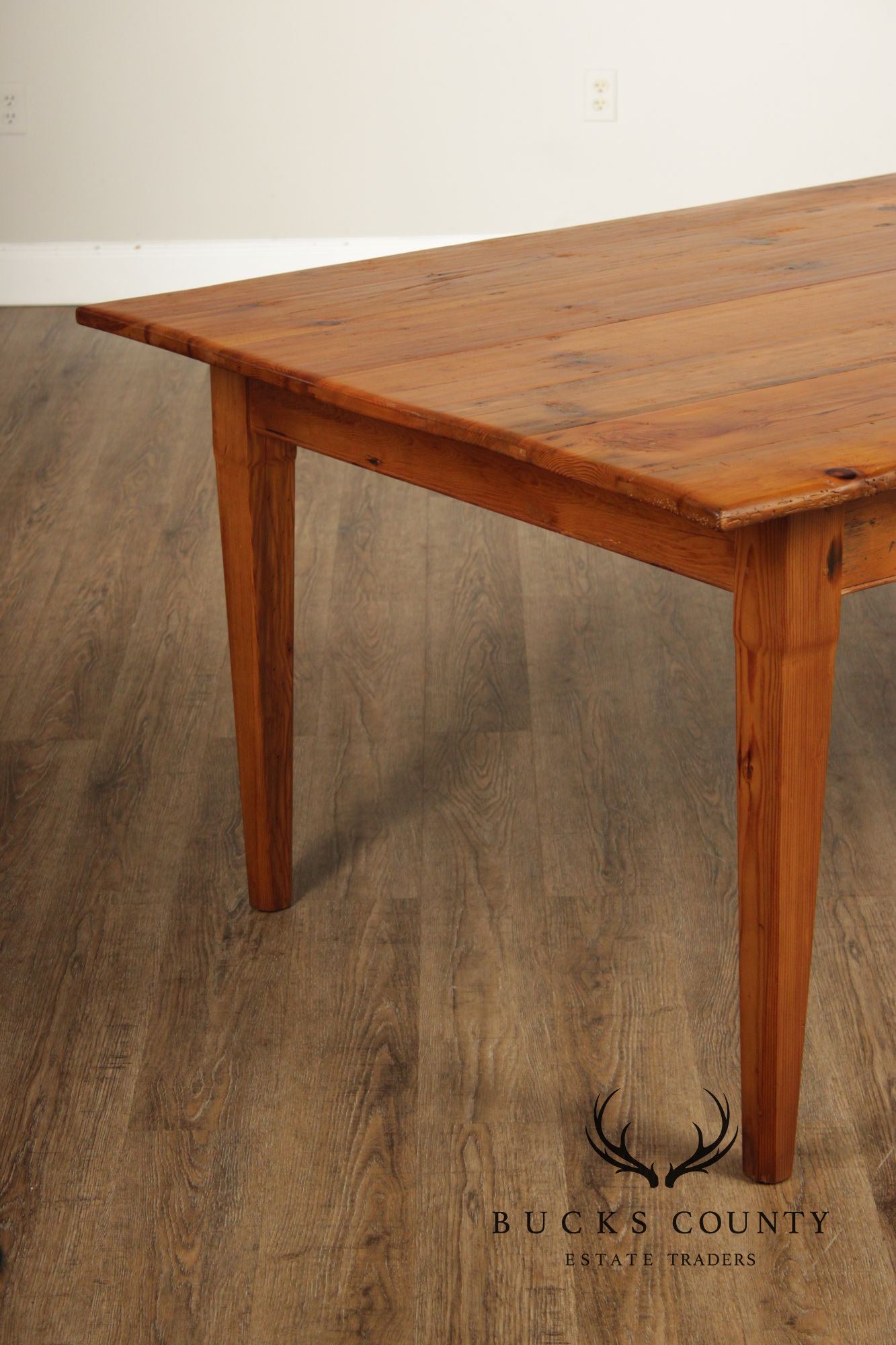Von Fange & Sons Handcrafted Pine Farmhouse Dining Table