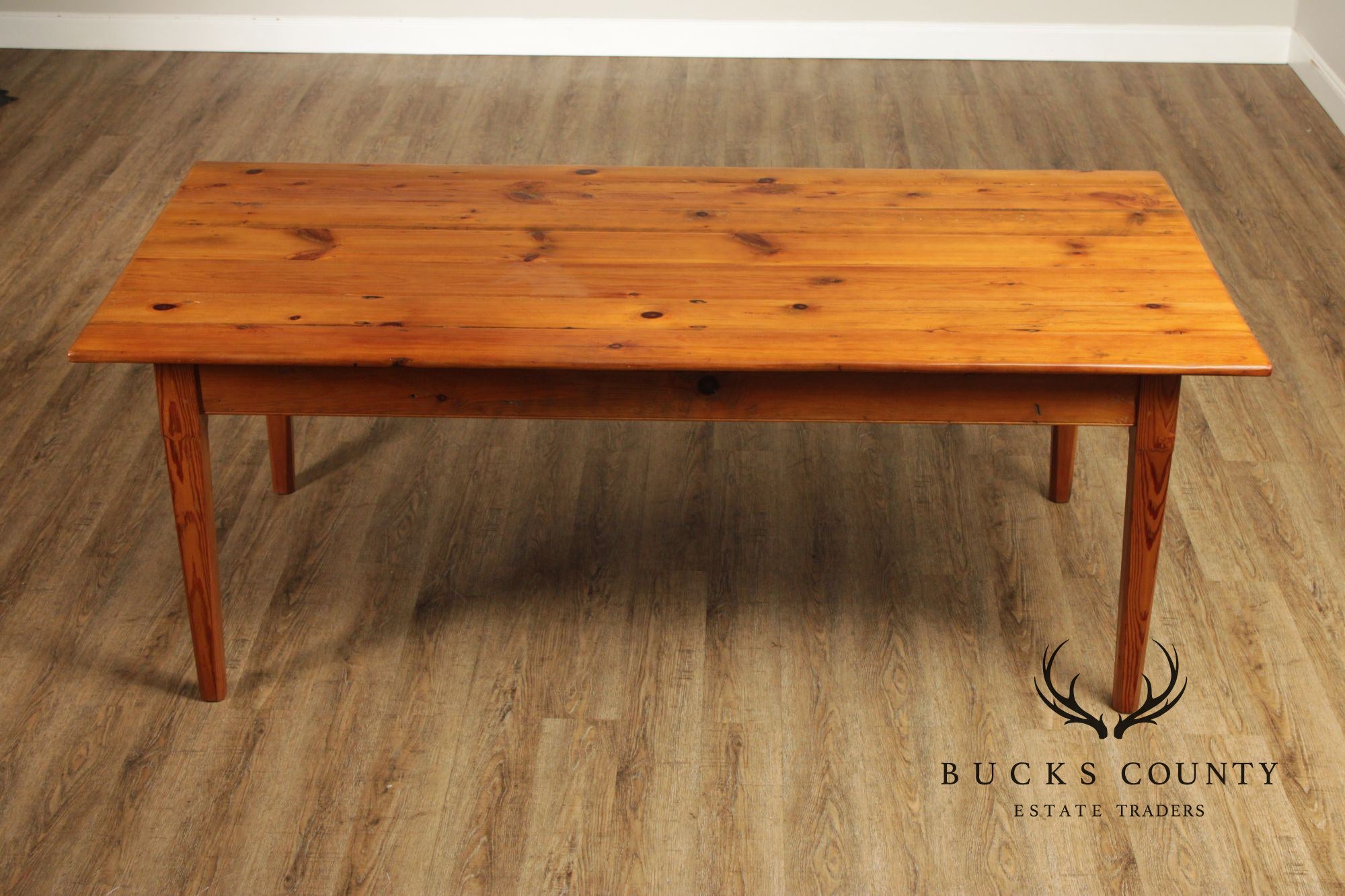 Von Fange & Sons Handcrafted Pine Farmhouse Dining Table