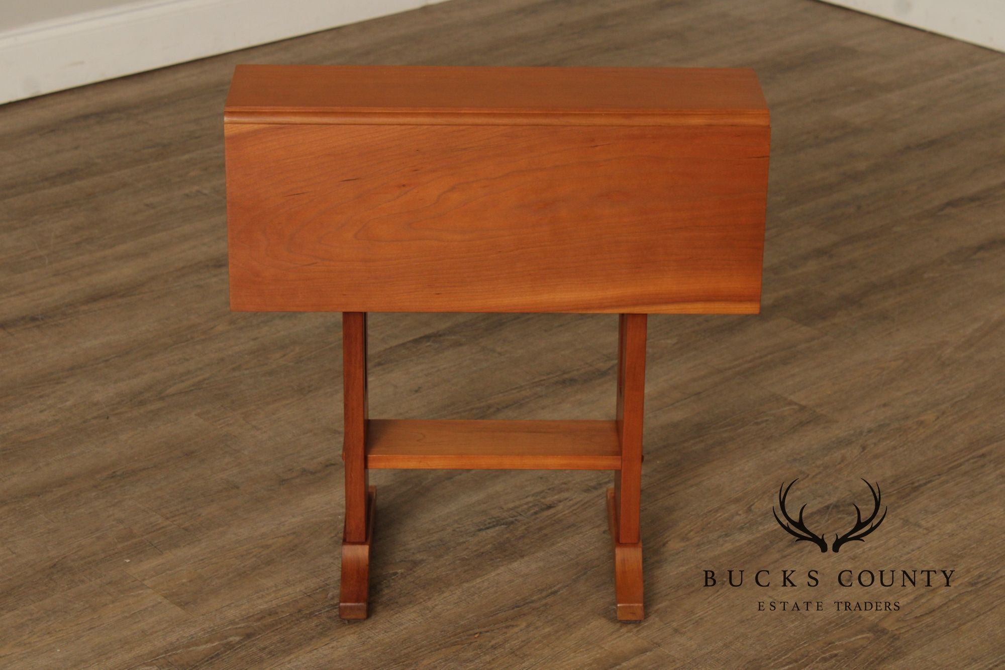 Stickley Mission Collection Cherry Drop Leaf Side Table