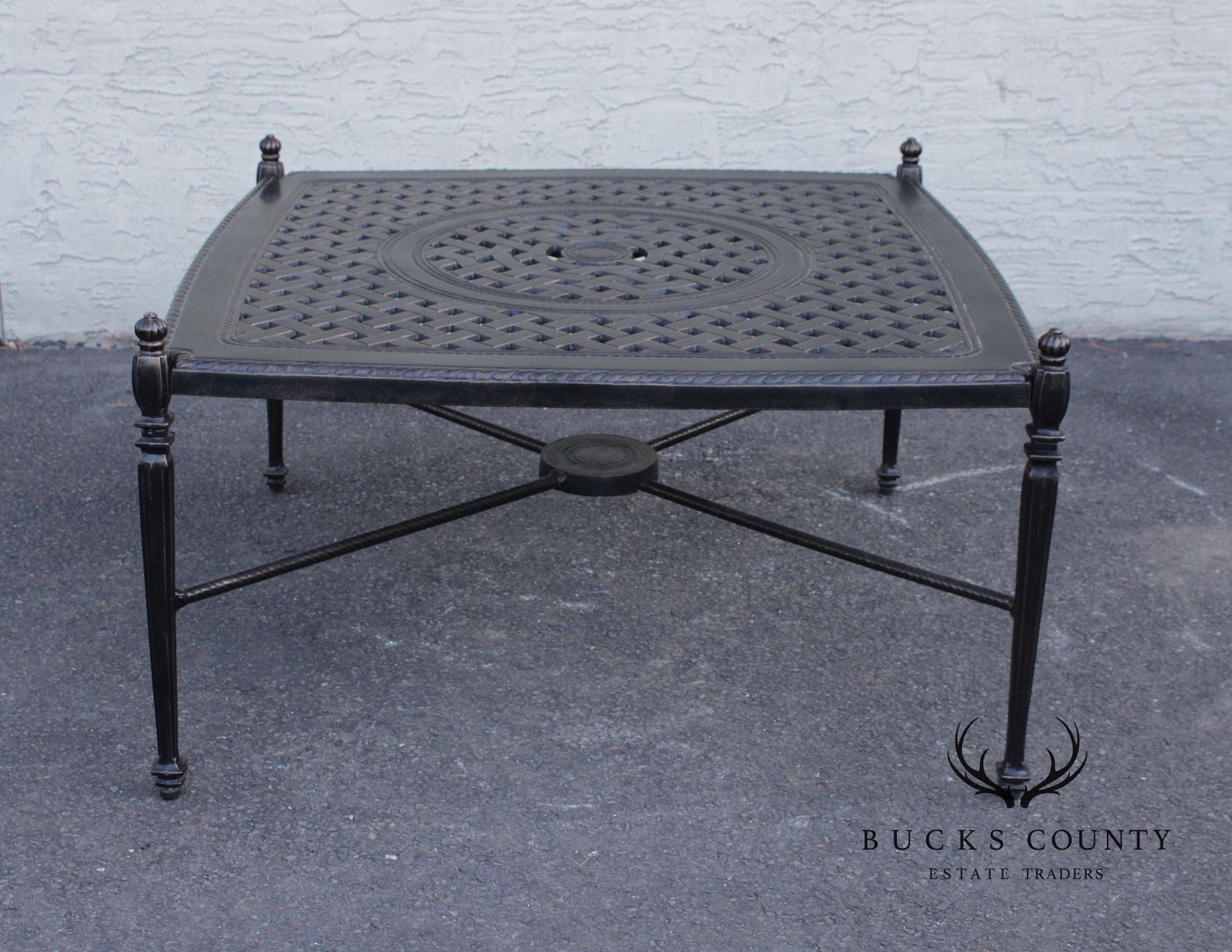 Gensun 'Grand Terrace' Square Outdoor Patio Coffee Table