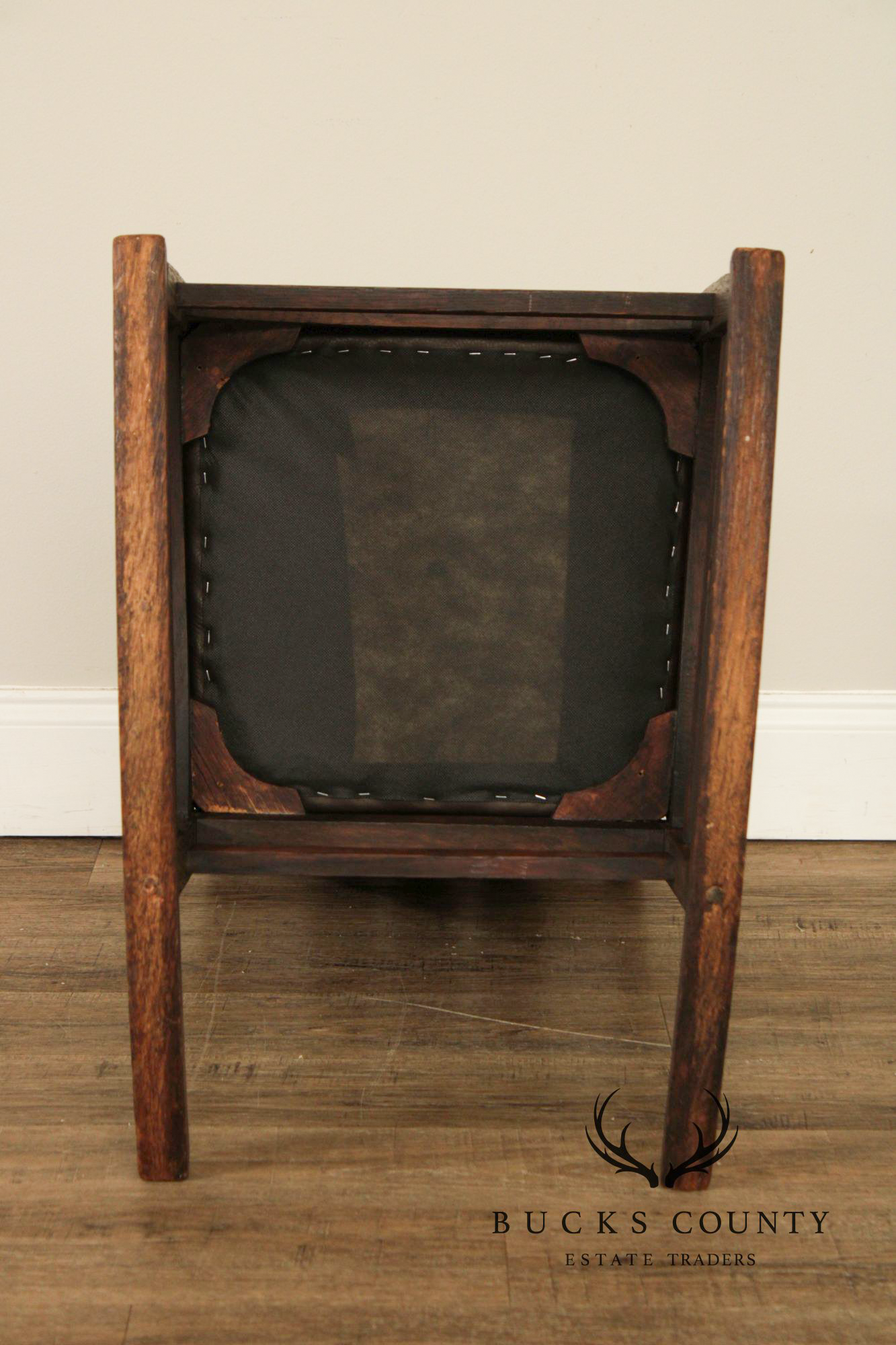 Antique Gustav Stickley Harvey Ellis Style Oak Sewing Rocker