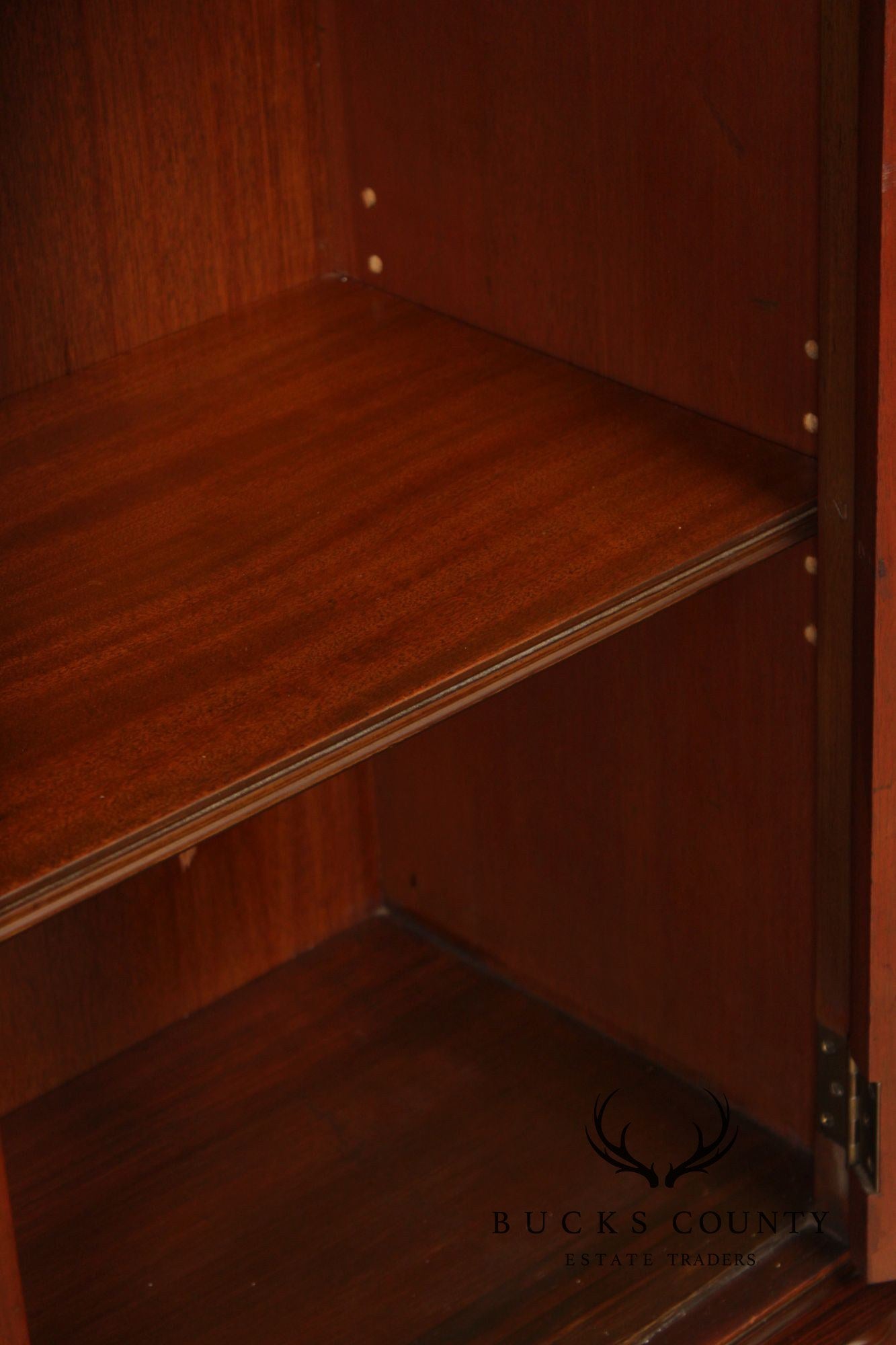 Regency Style Mahogany Chiffonier Bar Cabinet