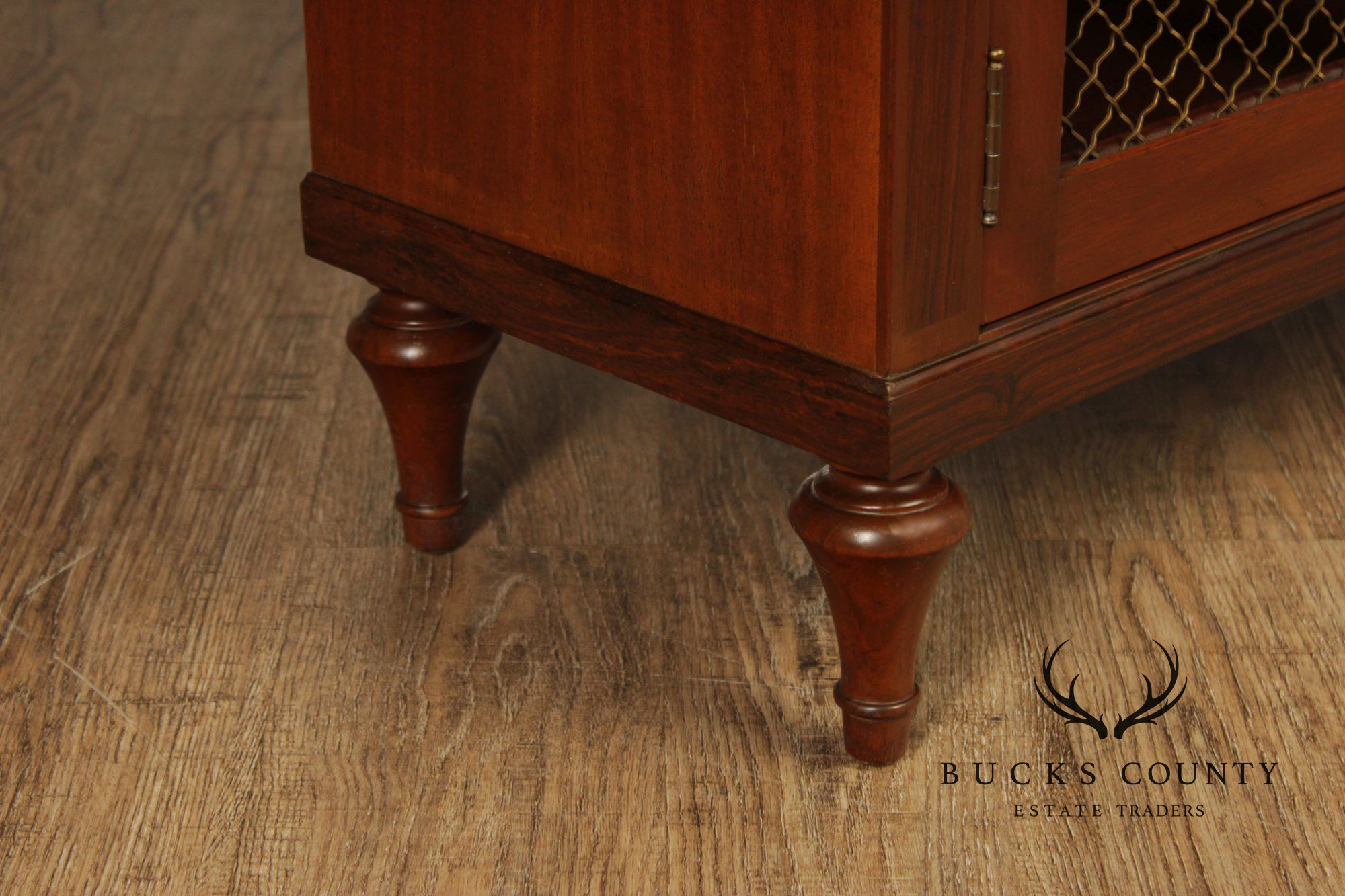 Regency Style Mahogany Chiffonier Bar Cabinet