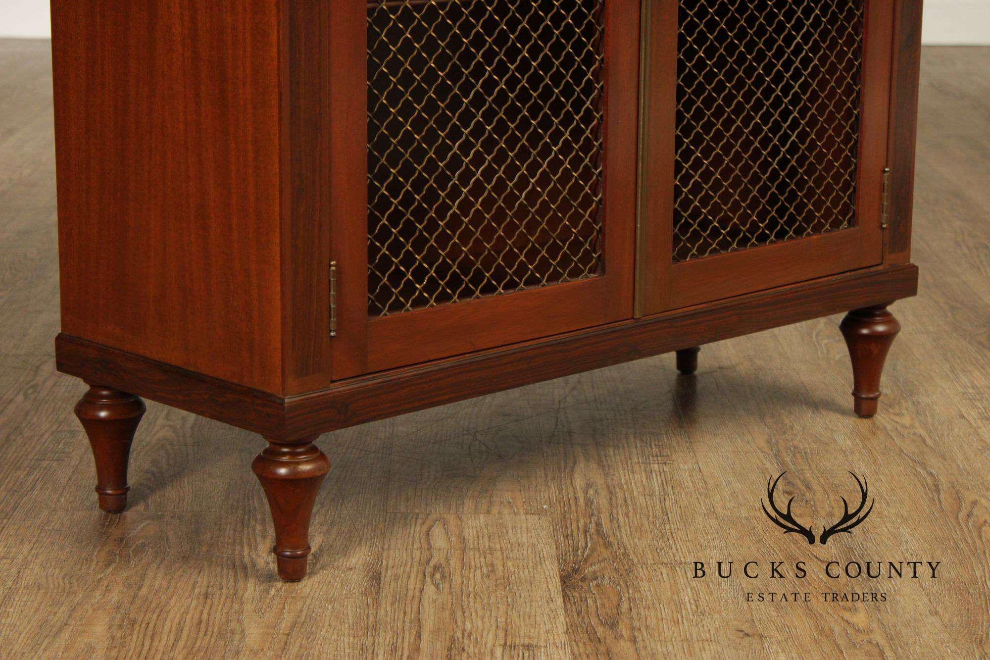 Regency Style Mahogany Chiffonier Bar Cabinet