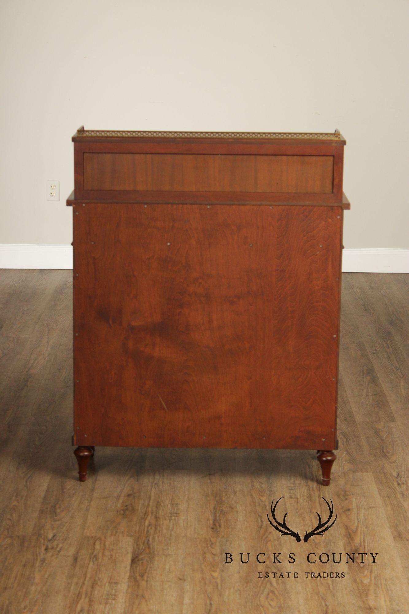 Regency Style Mahogany Chiffonier Bar Cabinet