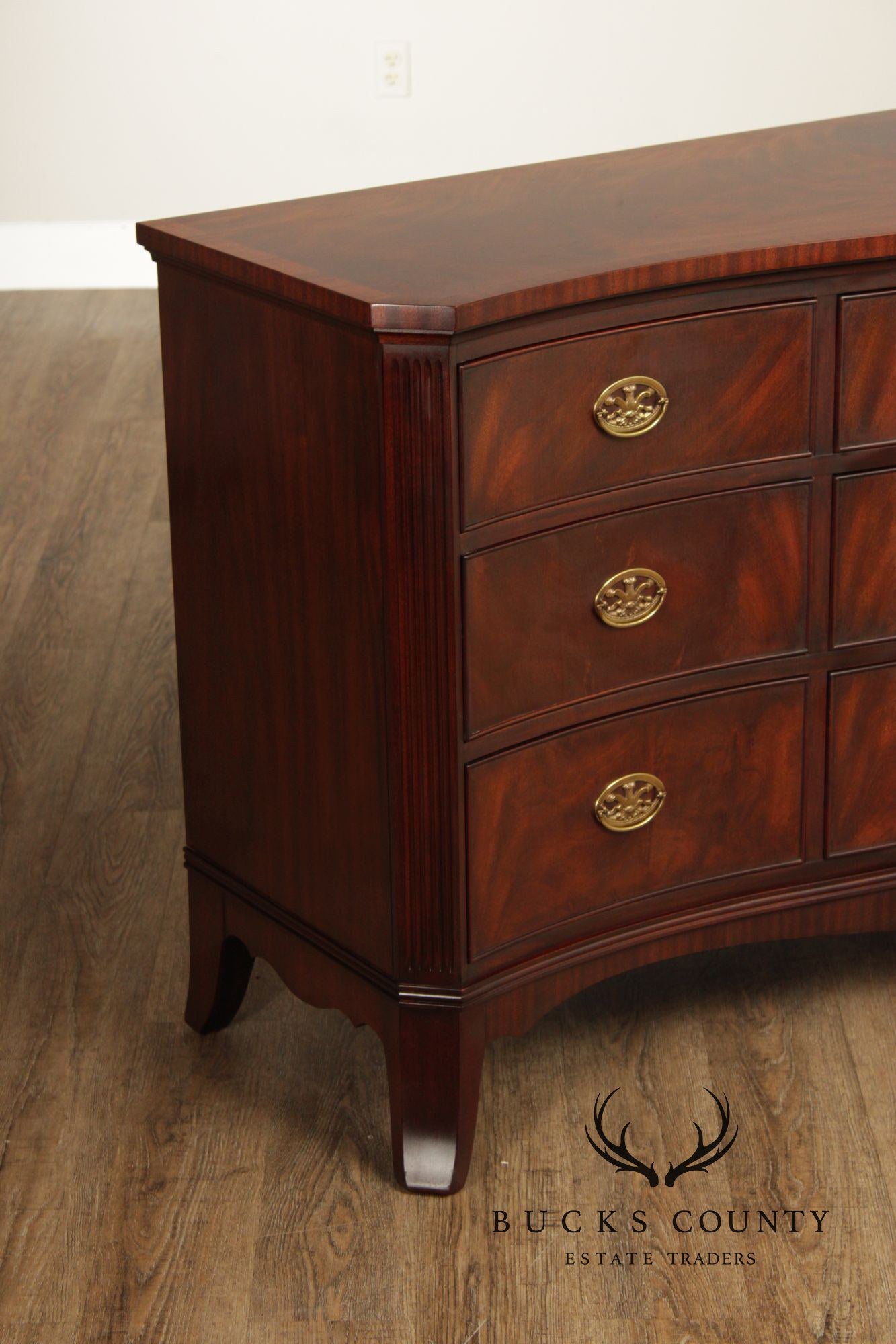 Henkel Harris Federal Style Mahogany Triple Dresser