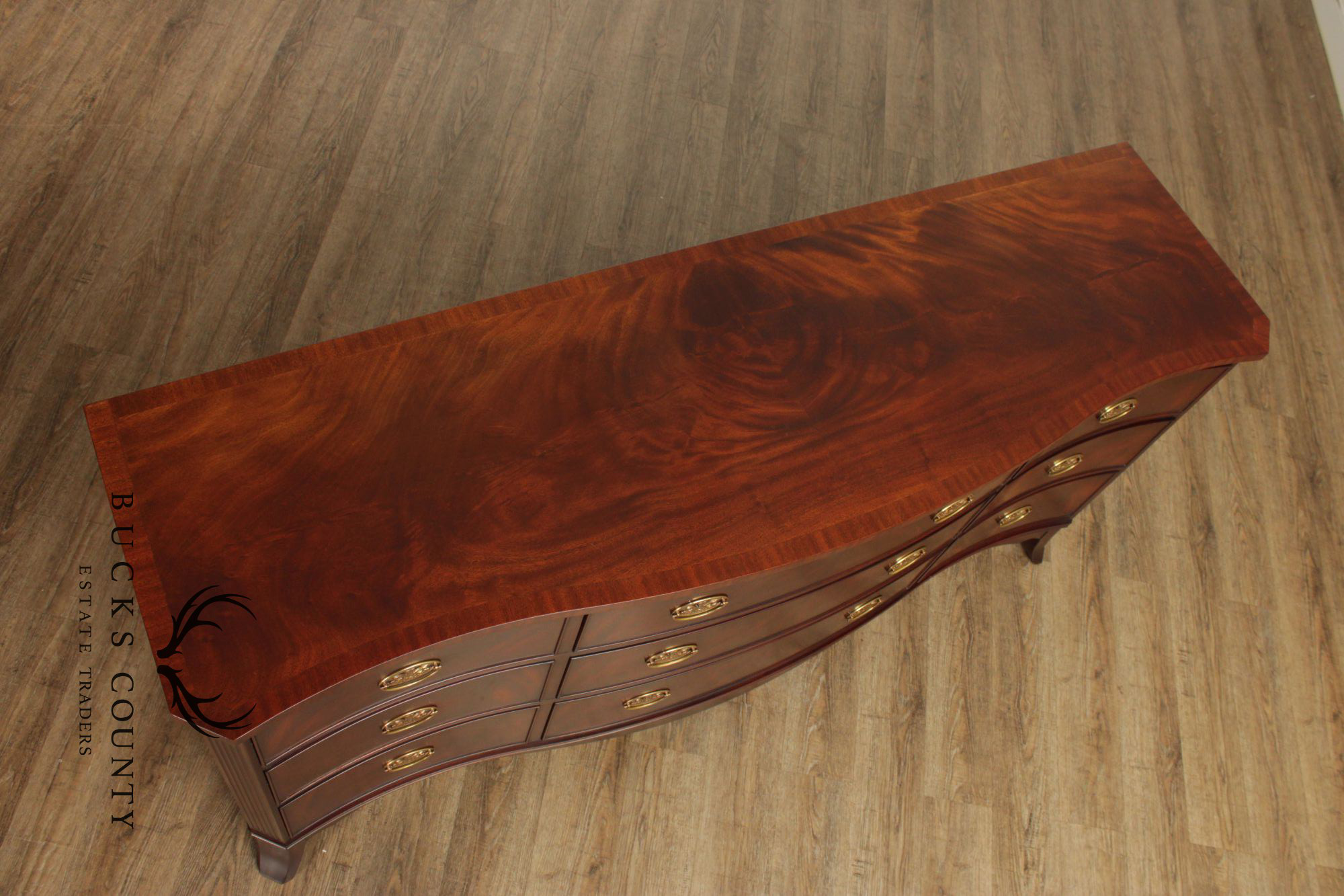 Henkel Harris Federal Style Mahogany Triple Dresser