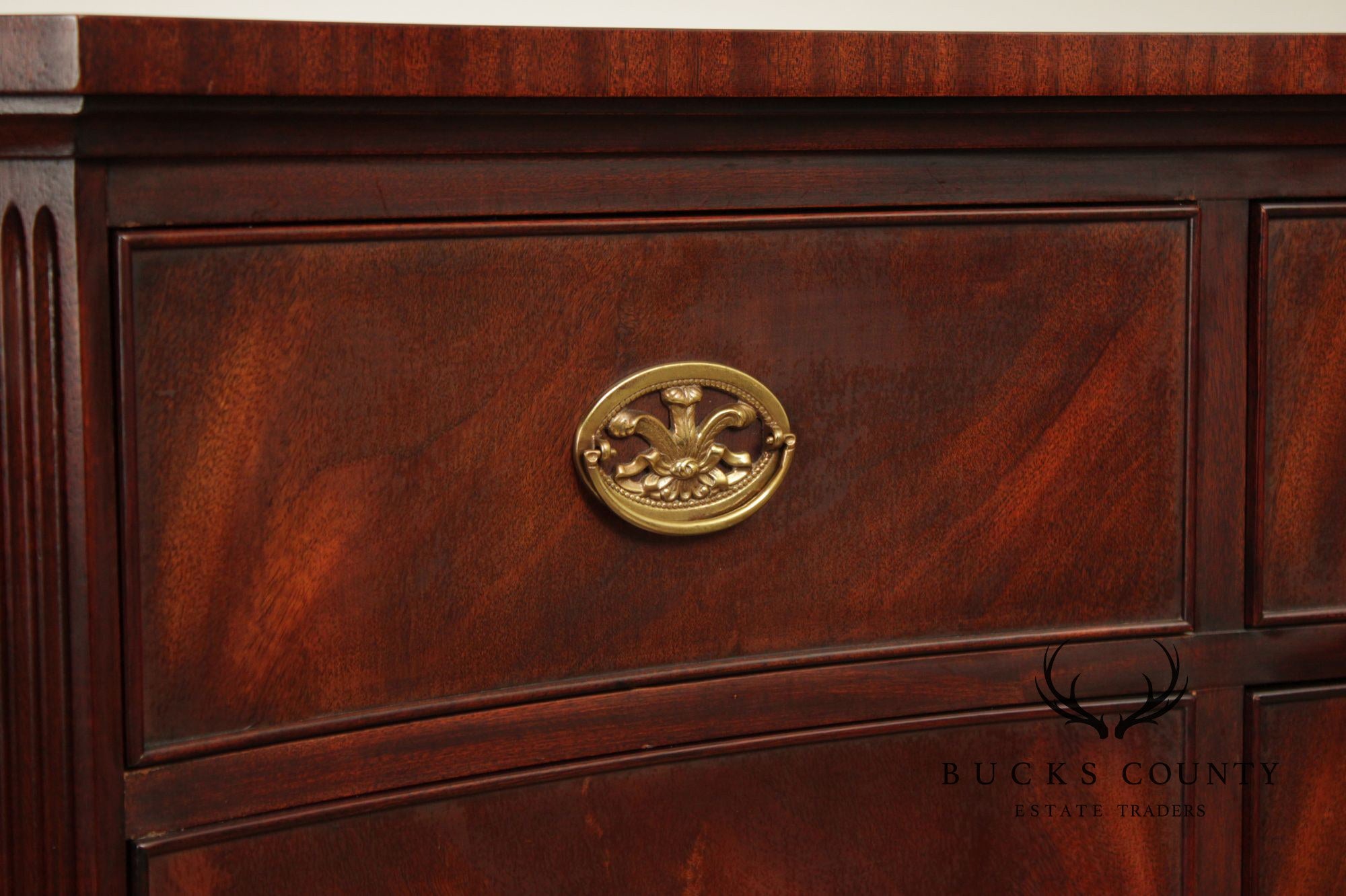 Henkel Harris Federal Style Mahogany Triple Dresser