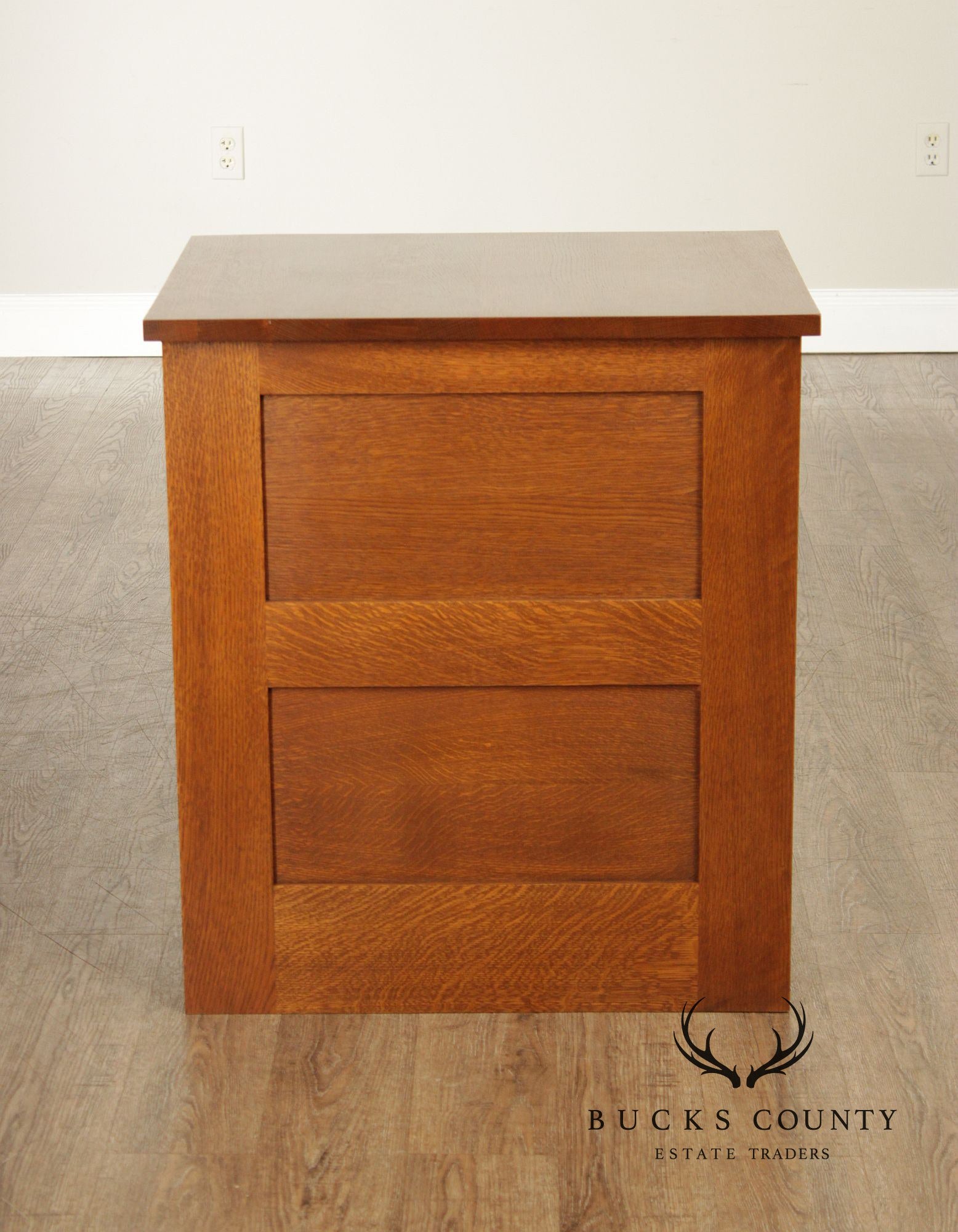 Stickley Mission Collection Oak Two Drawer File Cabinet