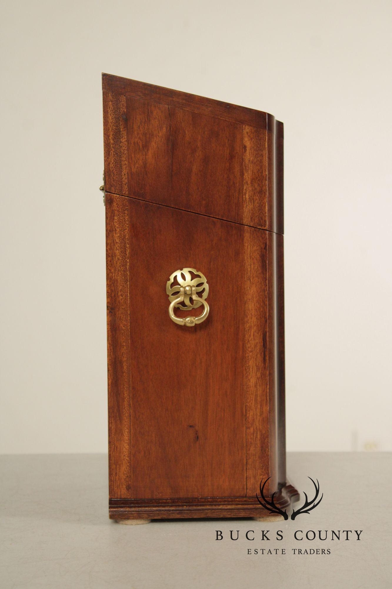 Federal Style Pair Of Mahogany Inlaid Knife Boxes