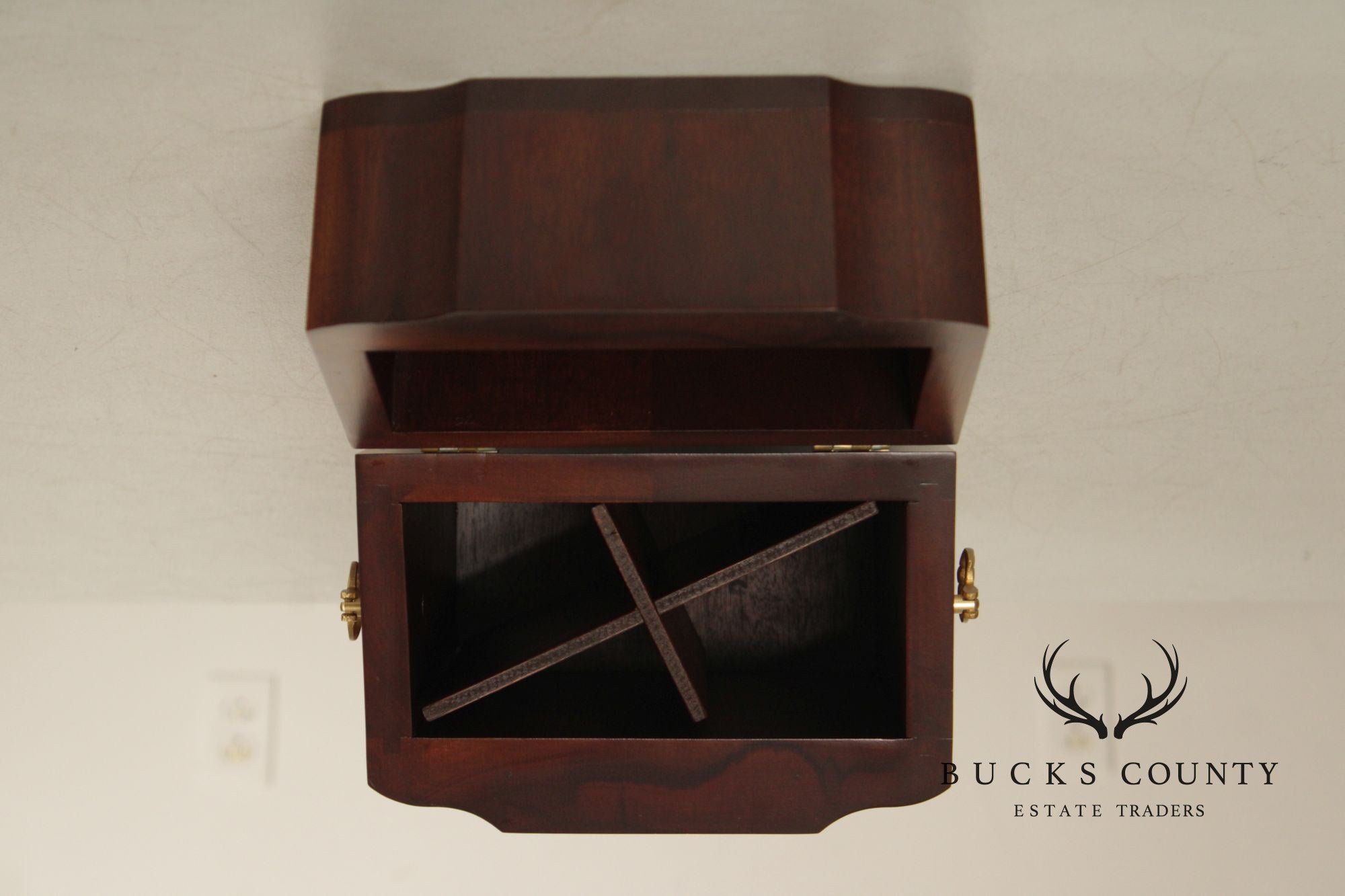 Federal Style Pair Of Mahogany Inlaid Knife Boxes