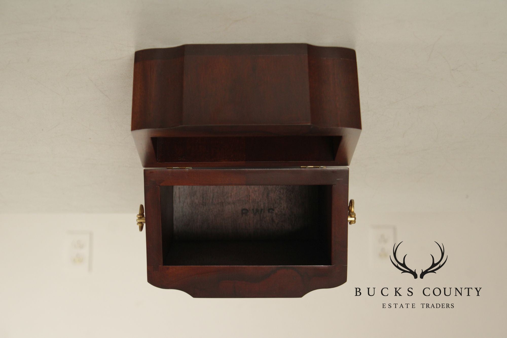 Federal Style Pair Of Mahogany Inlaid Knife Boxes