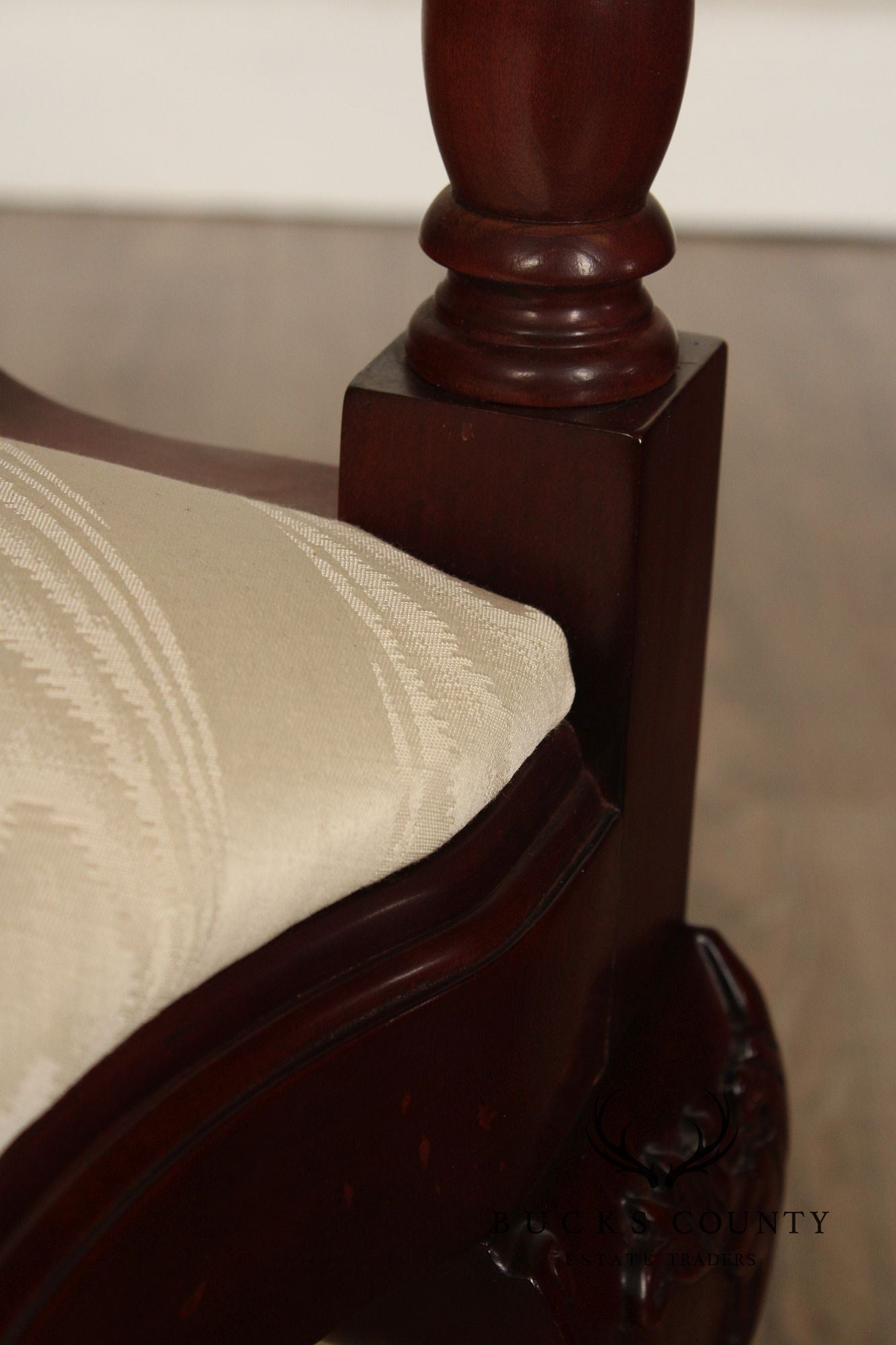 Statesville Mahogany Chippendale Style Corner Chair