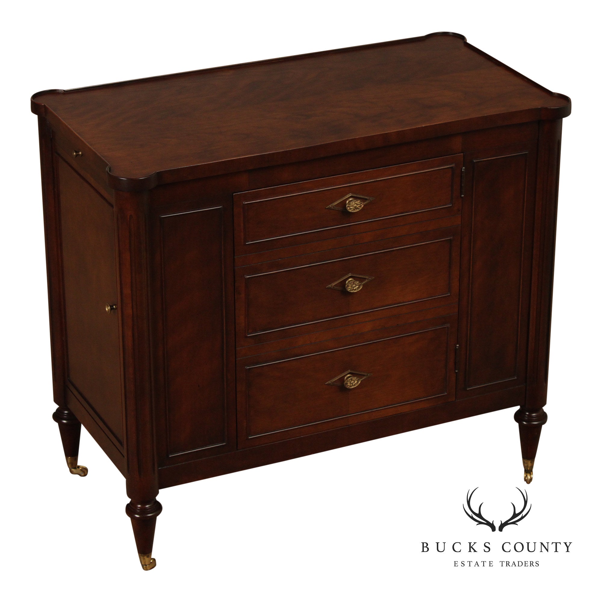 Fine Arts Furniture Directoire Style Mahogany Server Cabinet