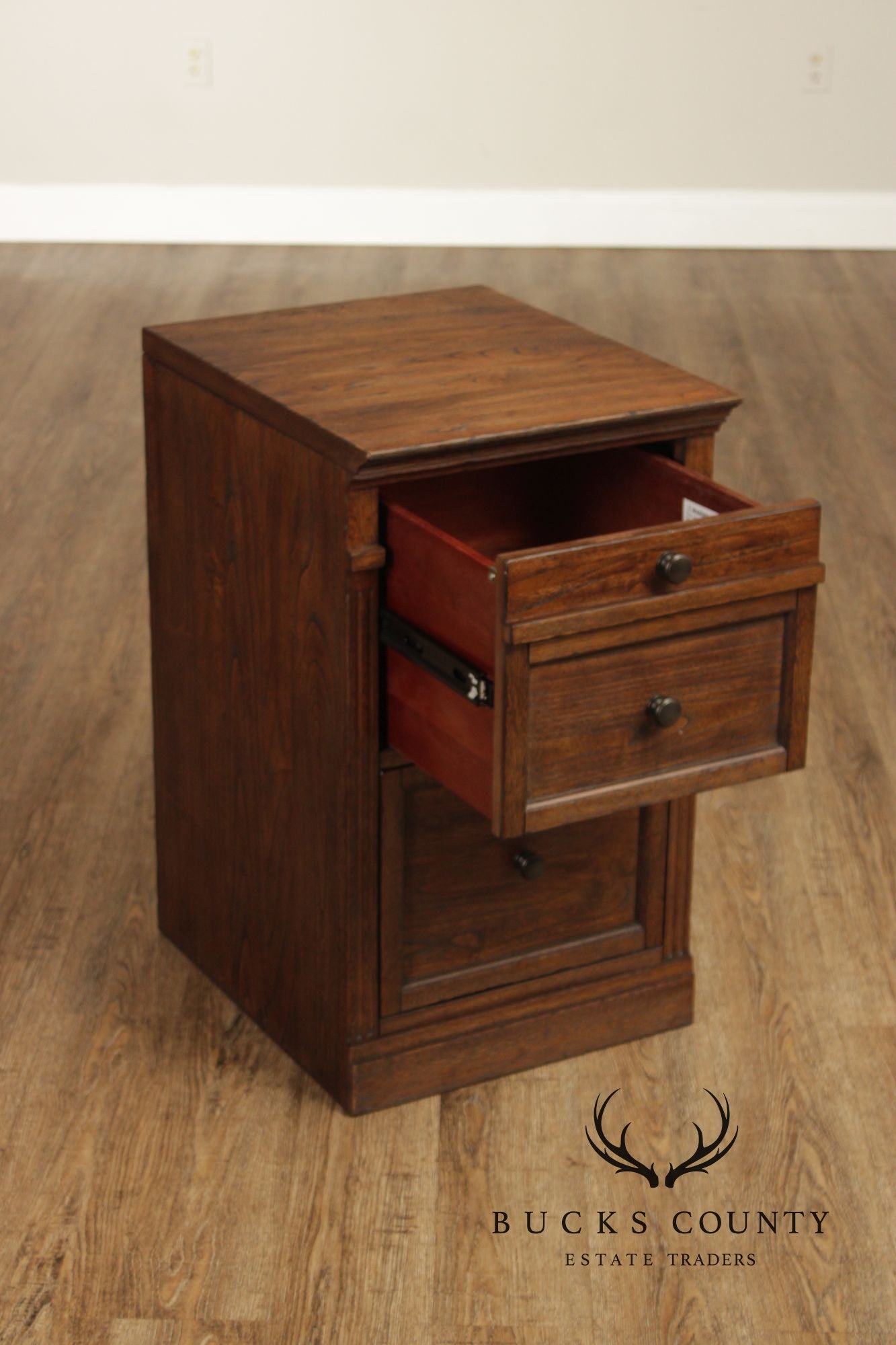 Pottery Barn Pair of 'Livingston' Two-Drawer File Cabinets
