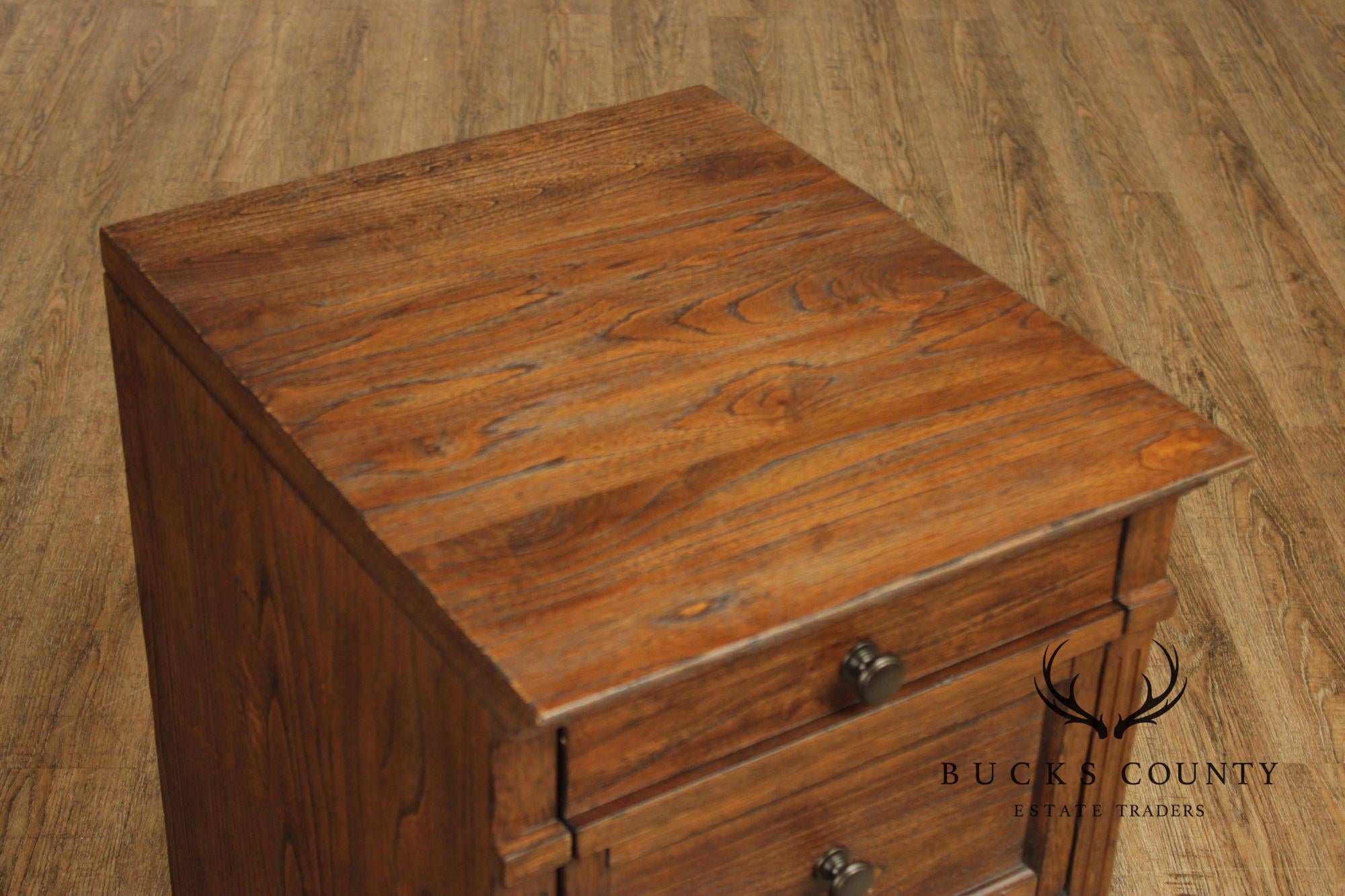 Pottery Barn Pair of 'Livingston' Two-Drawer File Cabinets