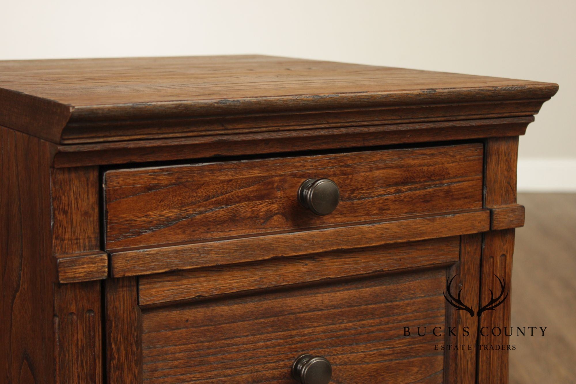 Pottery Barn Pair of 'Livingston' Two-Drawer File Cabinets