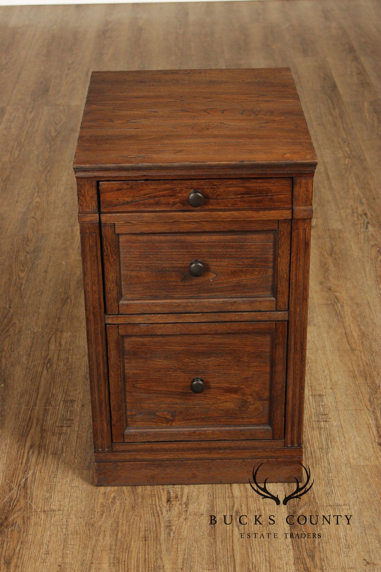 Pottery Barn Pair of 'Livingston' Two-Drawer File Cabinets