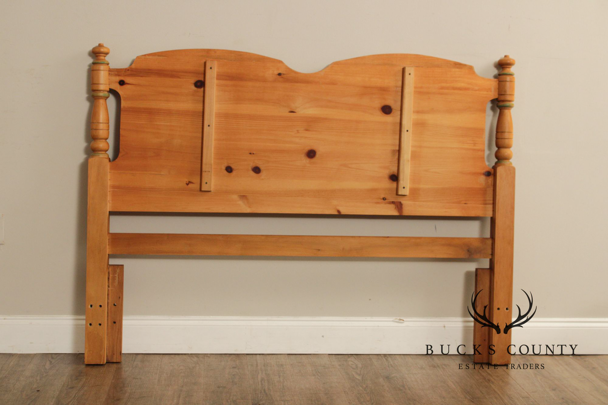 Cottage Style Knotty Pine Queen or Full Headboard