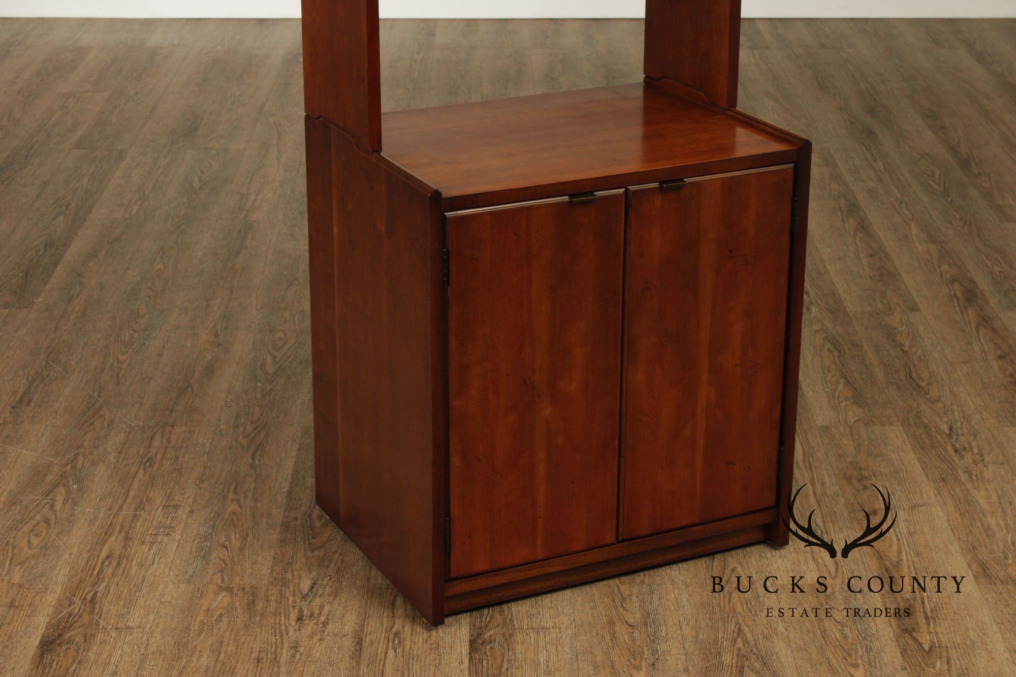 Mid Century Modern Pair of Walnut Bookcases