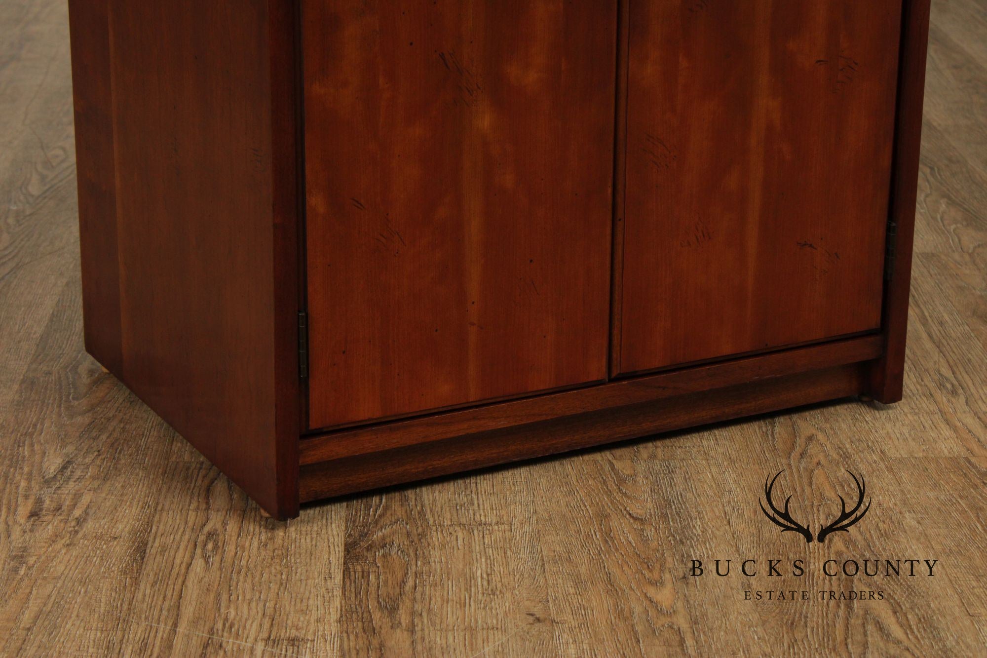 Mid Century Modern Pair of Walnut Bookcases