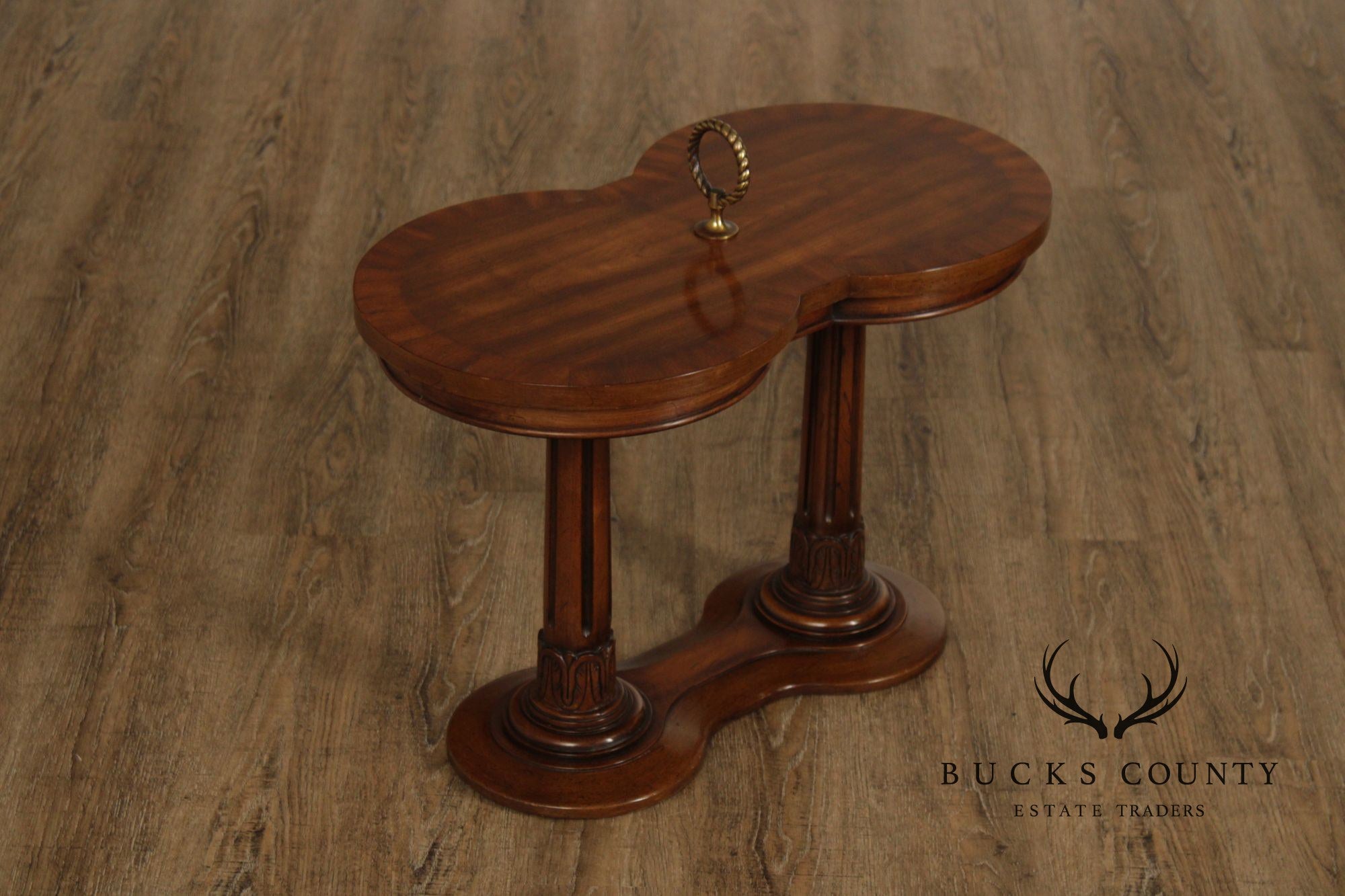 Weiman Regency Style Mahogany Pedestal End Table