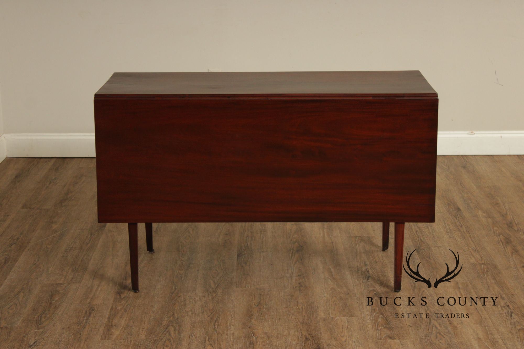 Antique American Walnut Federal Period Drop-Leaf Dining Table