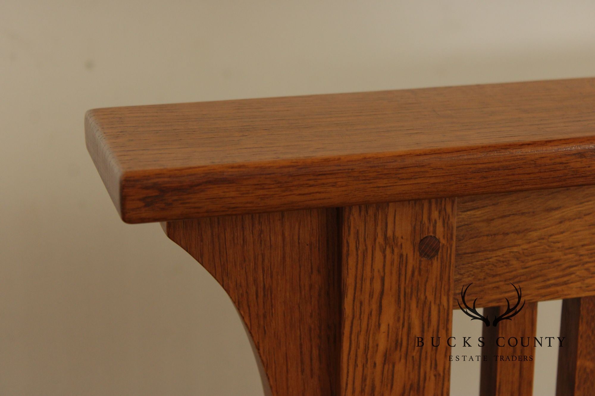 Stickley Mission Collection Oak Queen Spindle Bed