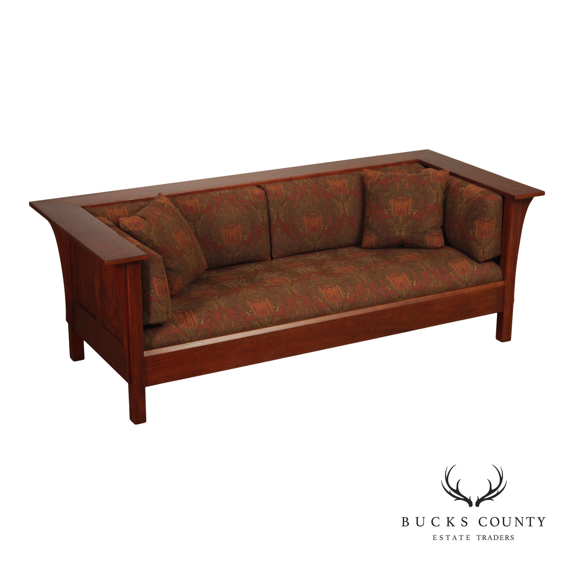 Stickley Mission Collection Cherry Prairie Settle