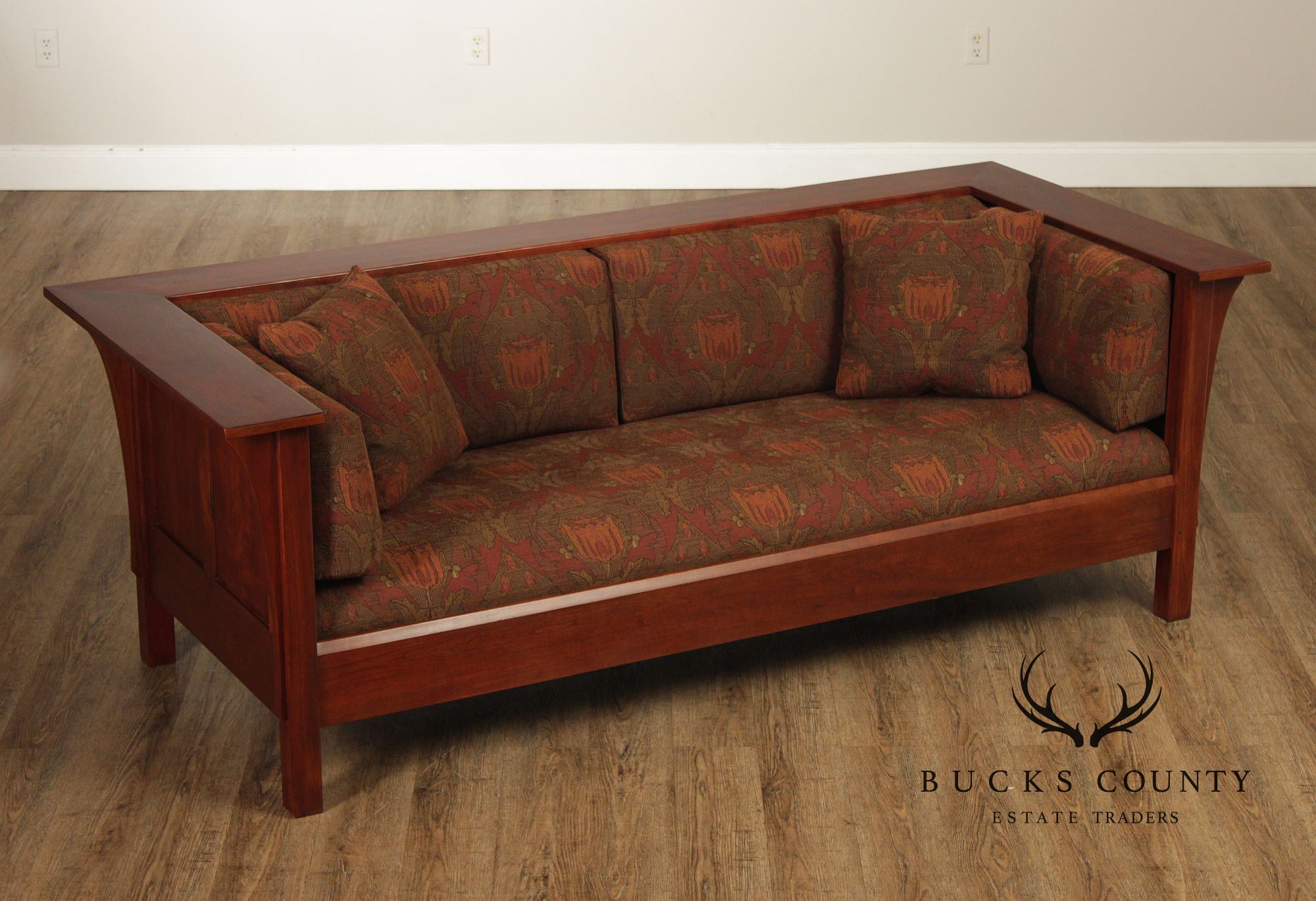 Stickley Mission Collection Cherry Prairie Settle