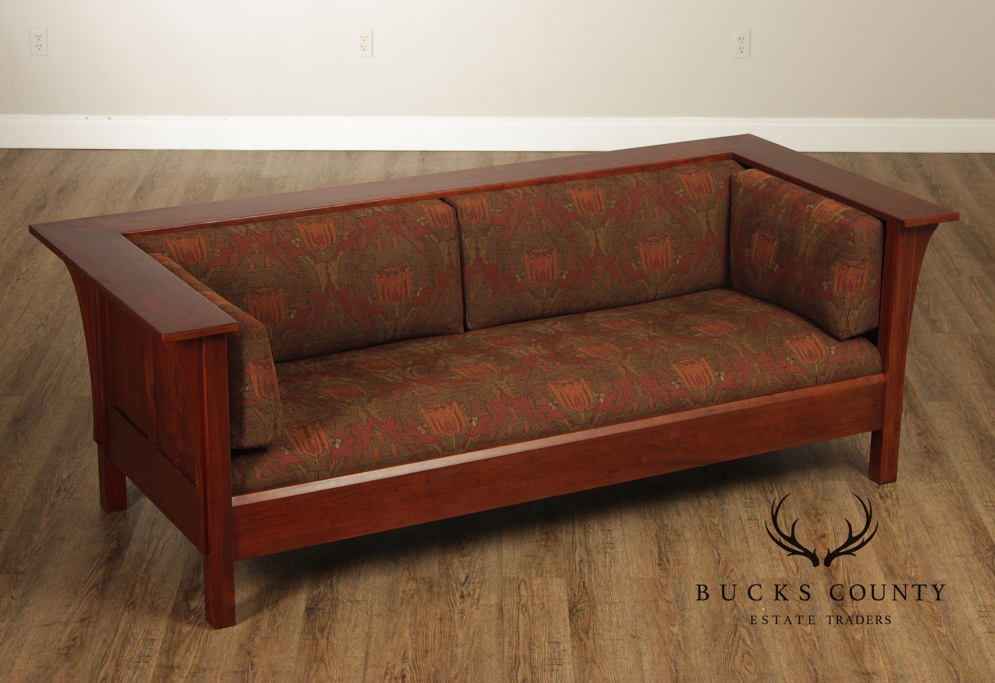 Stickley Mission Collection Cherry Prairie Settle