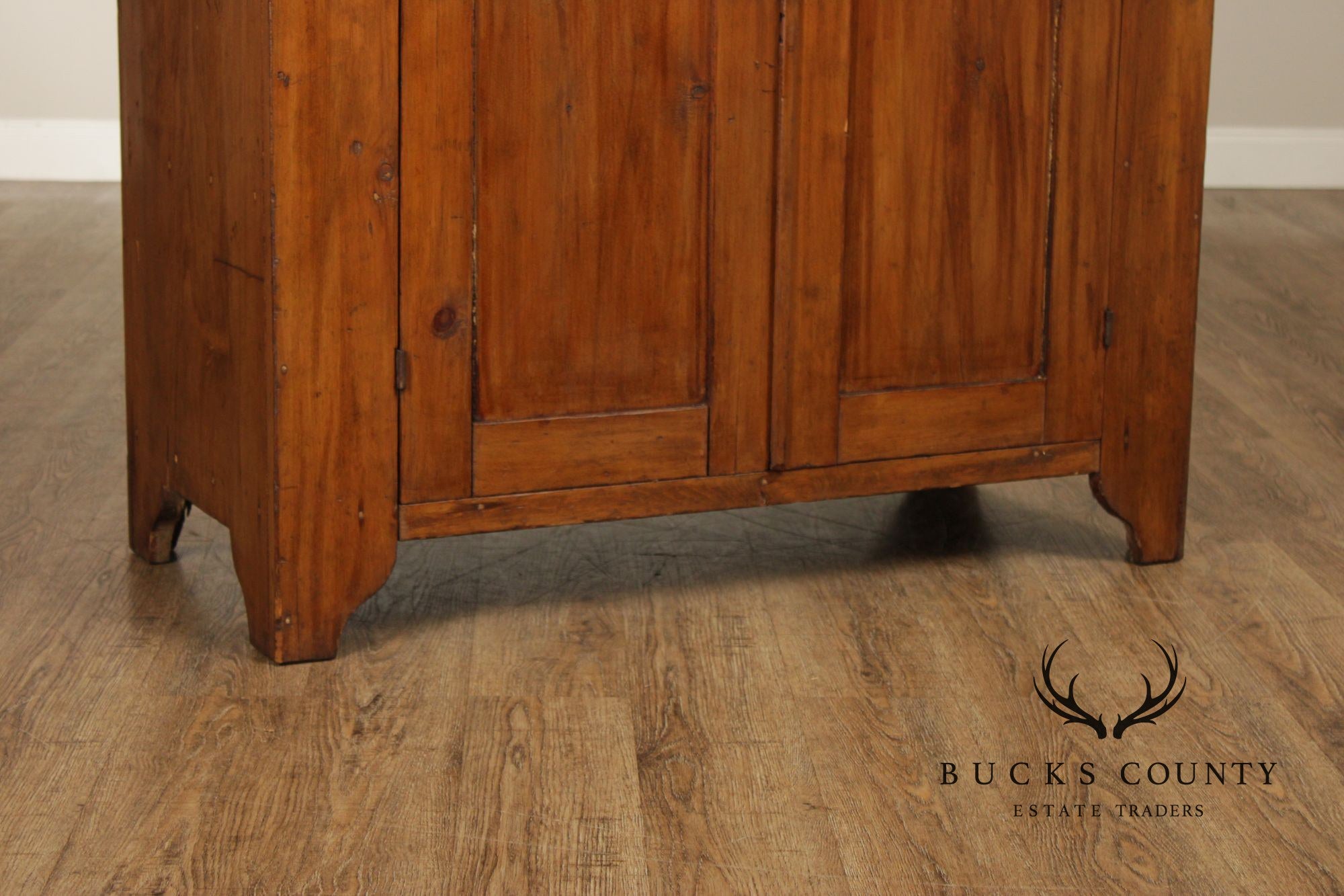Antique Country Pine Jelly Cupboard