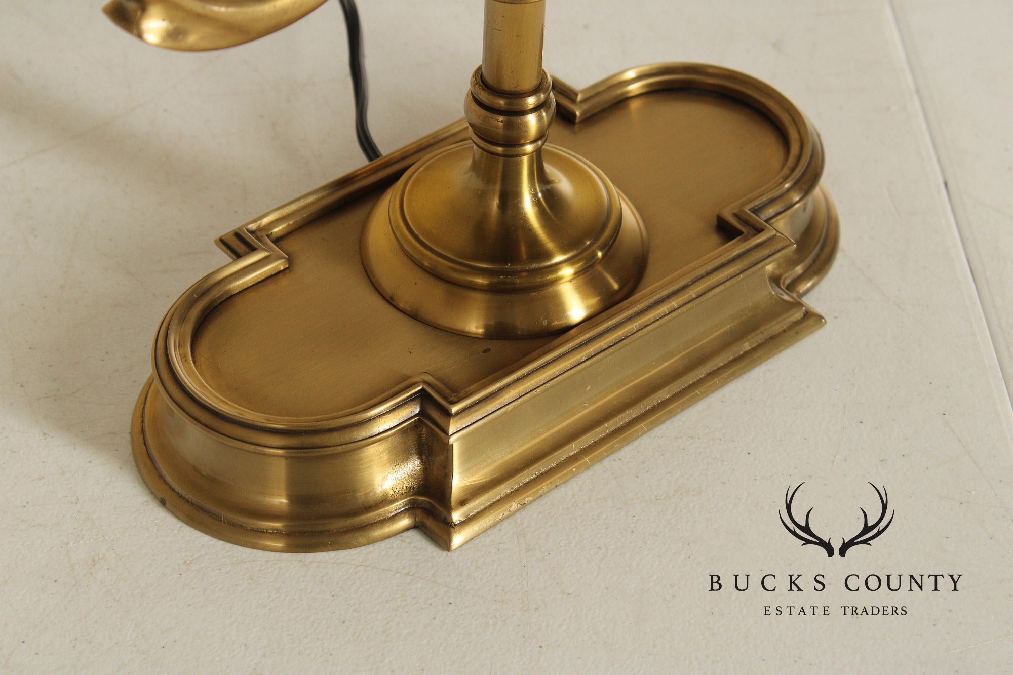 Wildwood Brass and Tole Bouillotte Table Lamp