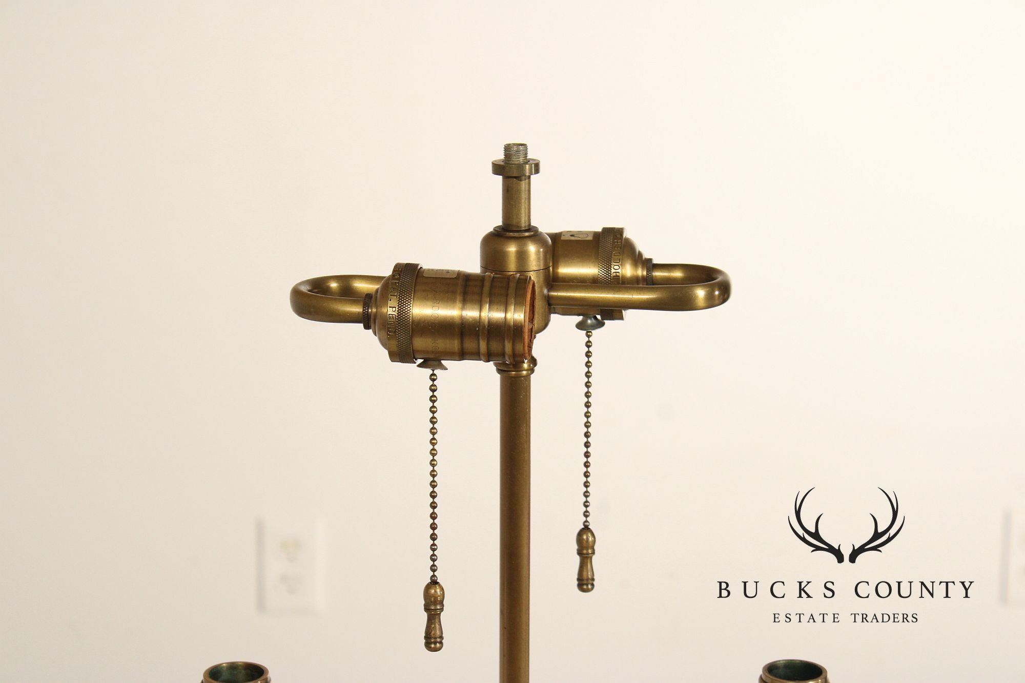 Wildwood Brass and Tole Bouillotte Table Lamp