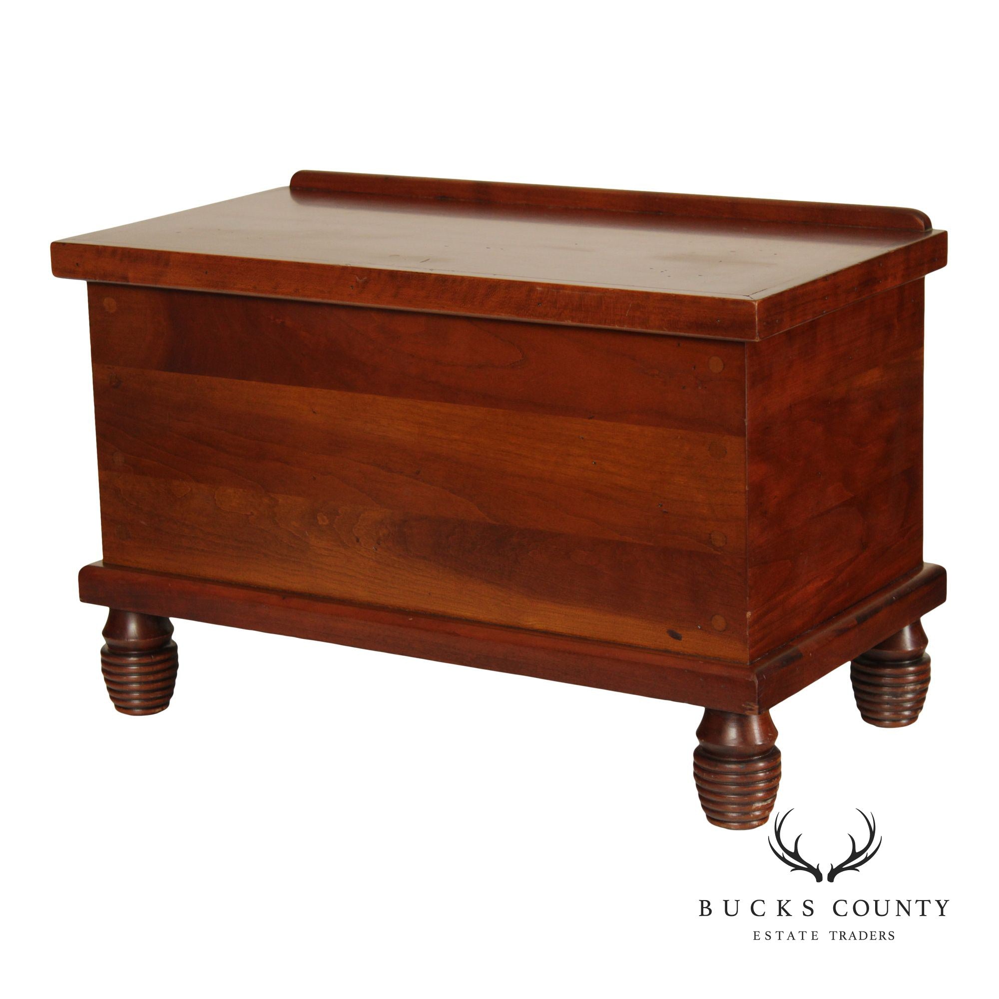 Madison Square Adams County Collection Small Cherry Blanket Chest Form Accent Box