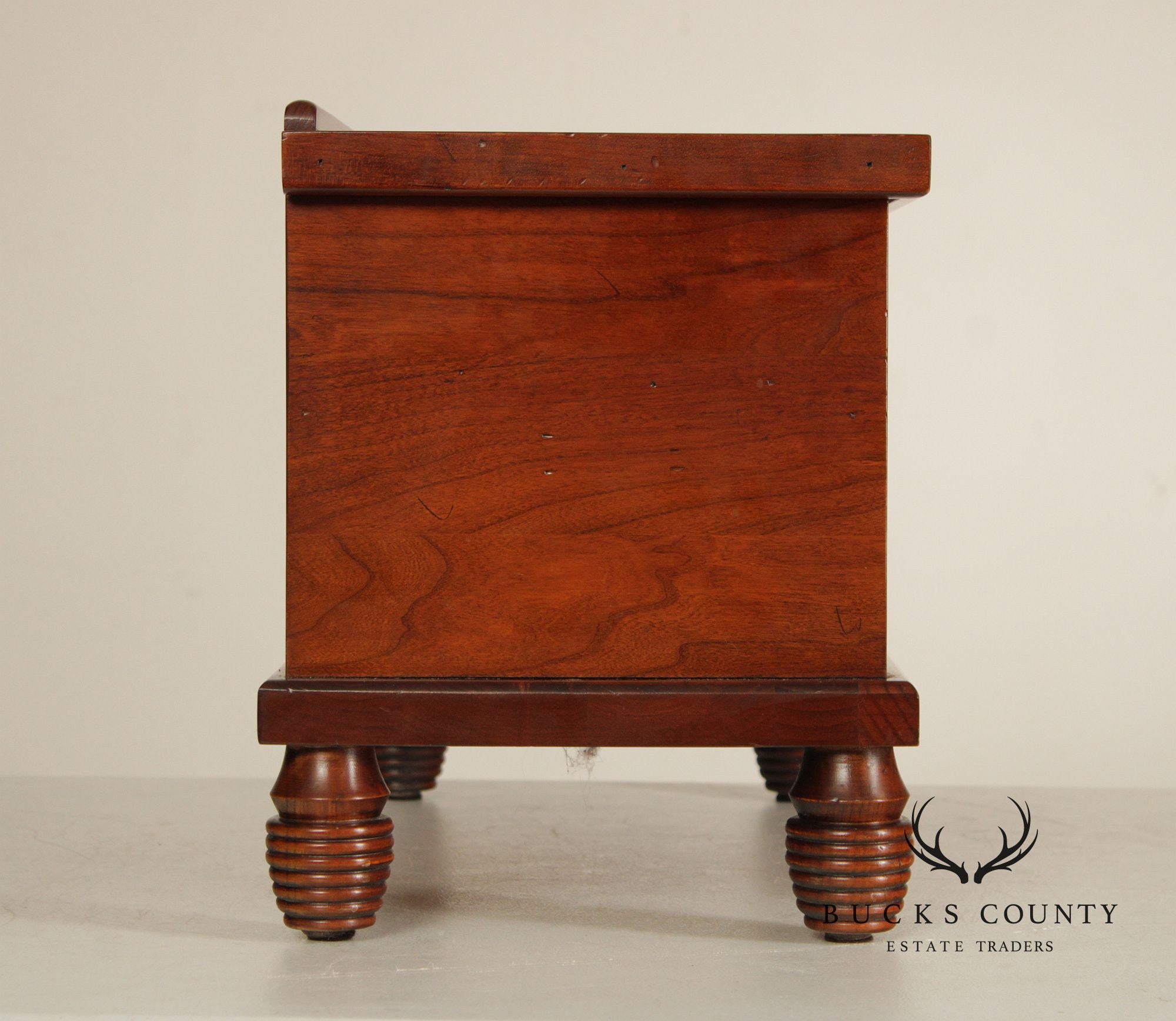 Madison Square Adams County Collection Small Cherry Blanket Chest Form Accent Box