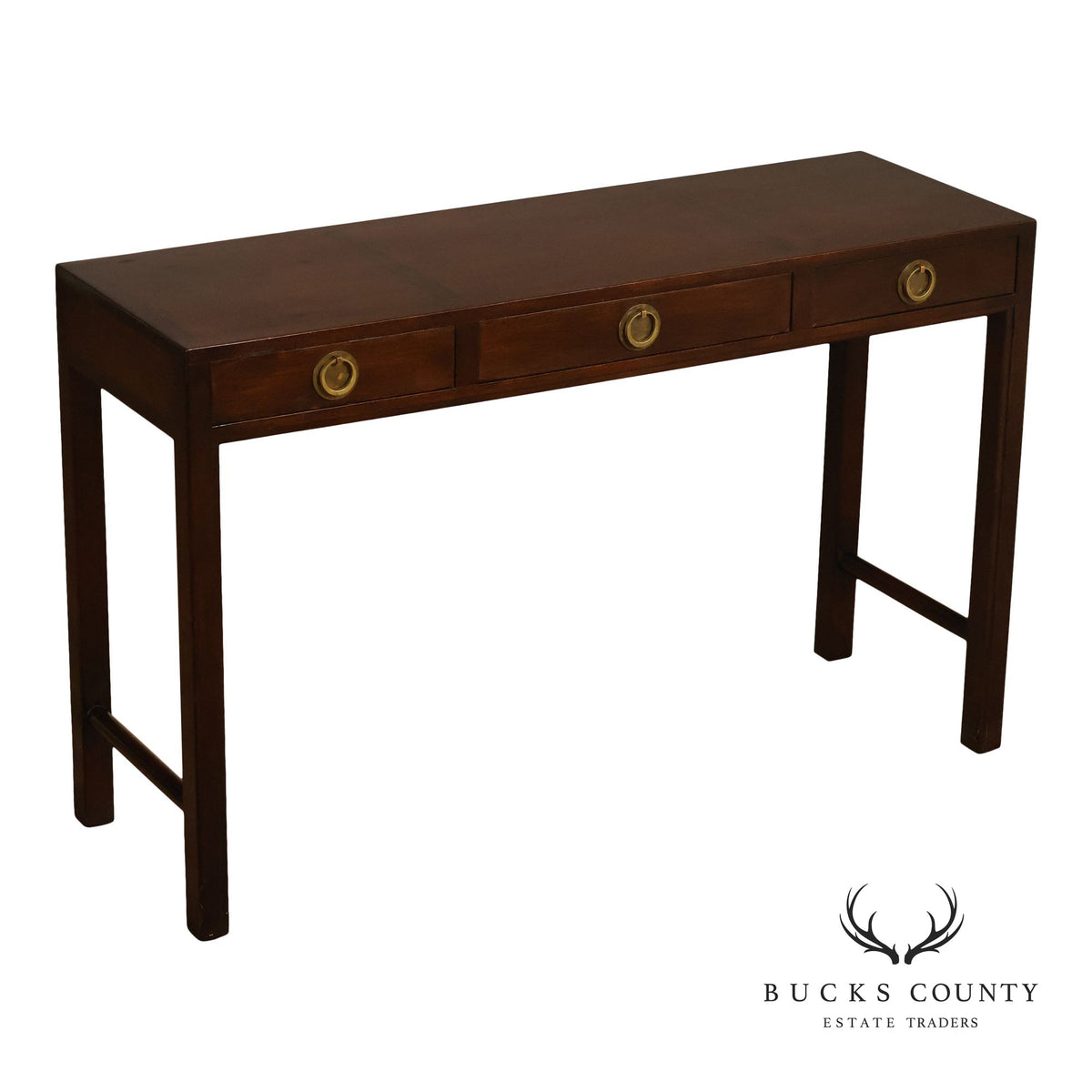 Dunbar Mid Century Modern Mahogany Console