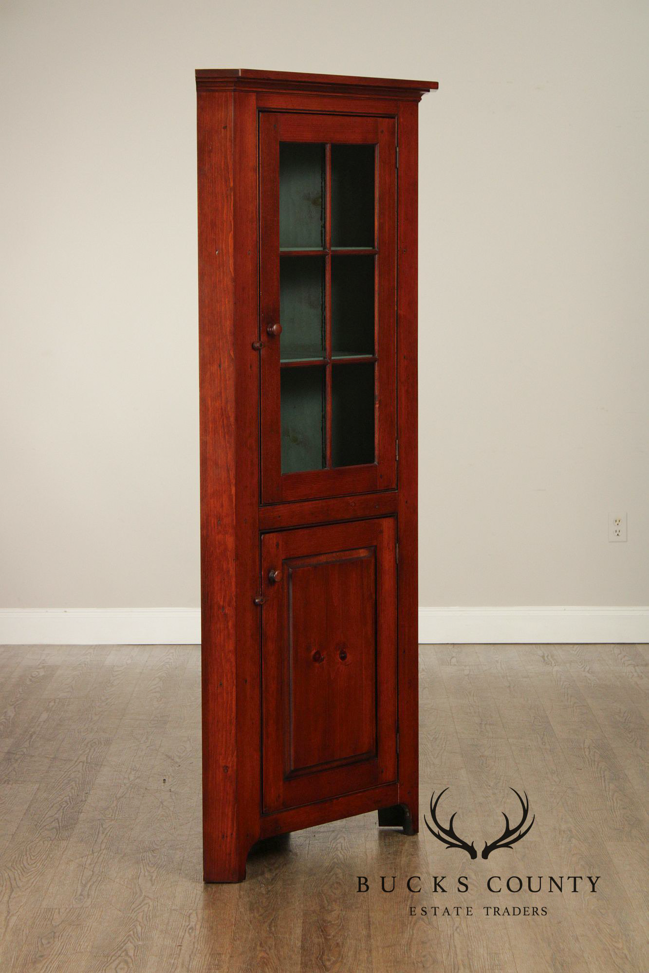 William Draper Country Classics Pine Corner Cabinet