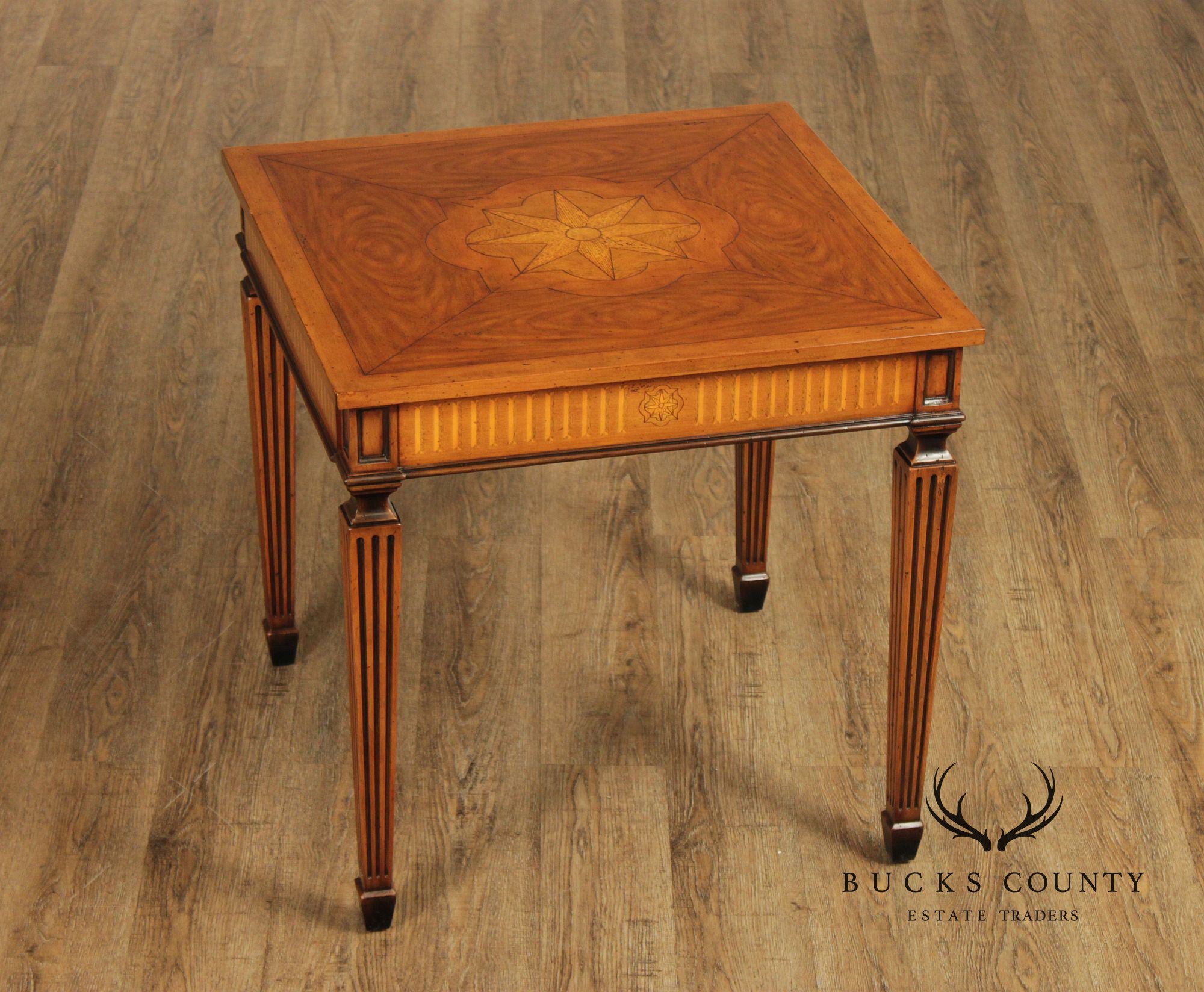 Theodore Alexander 'Coleccion Madrid' Parquetry Side Table