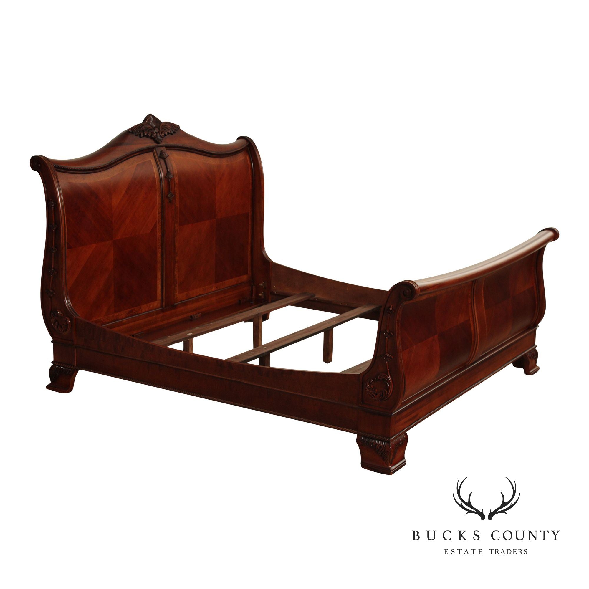 Lexington Mahogany King Sleigh Bed
