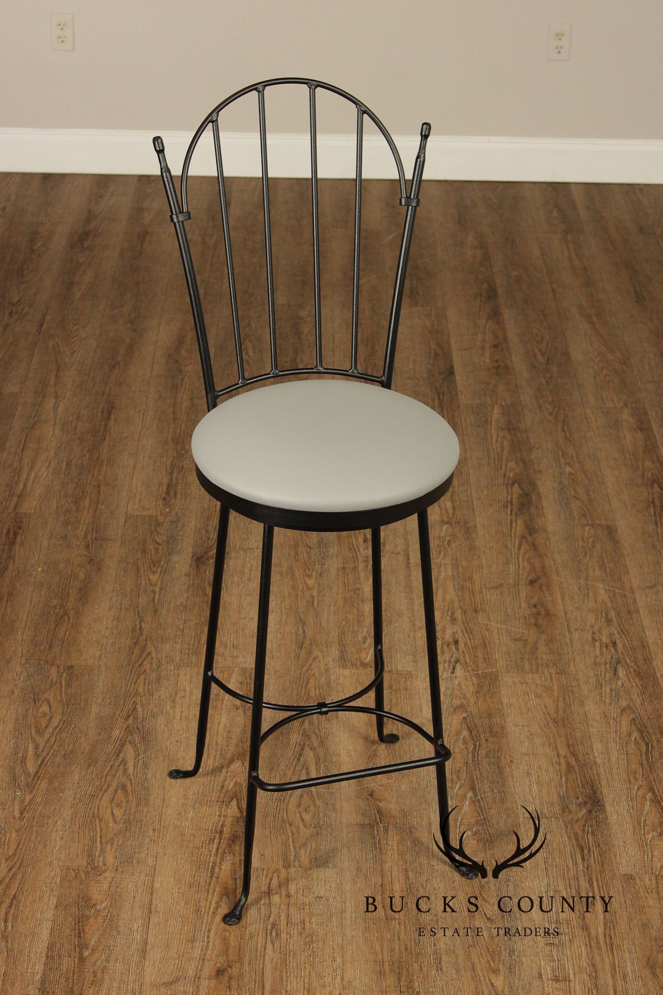 Charleston Forge Set of Three Swivel Bar Stools