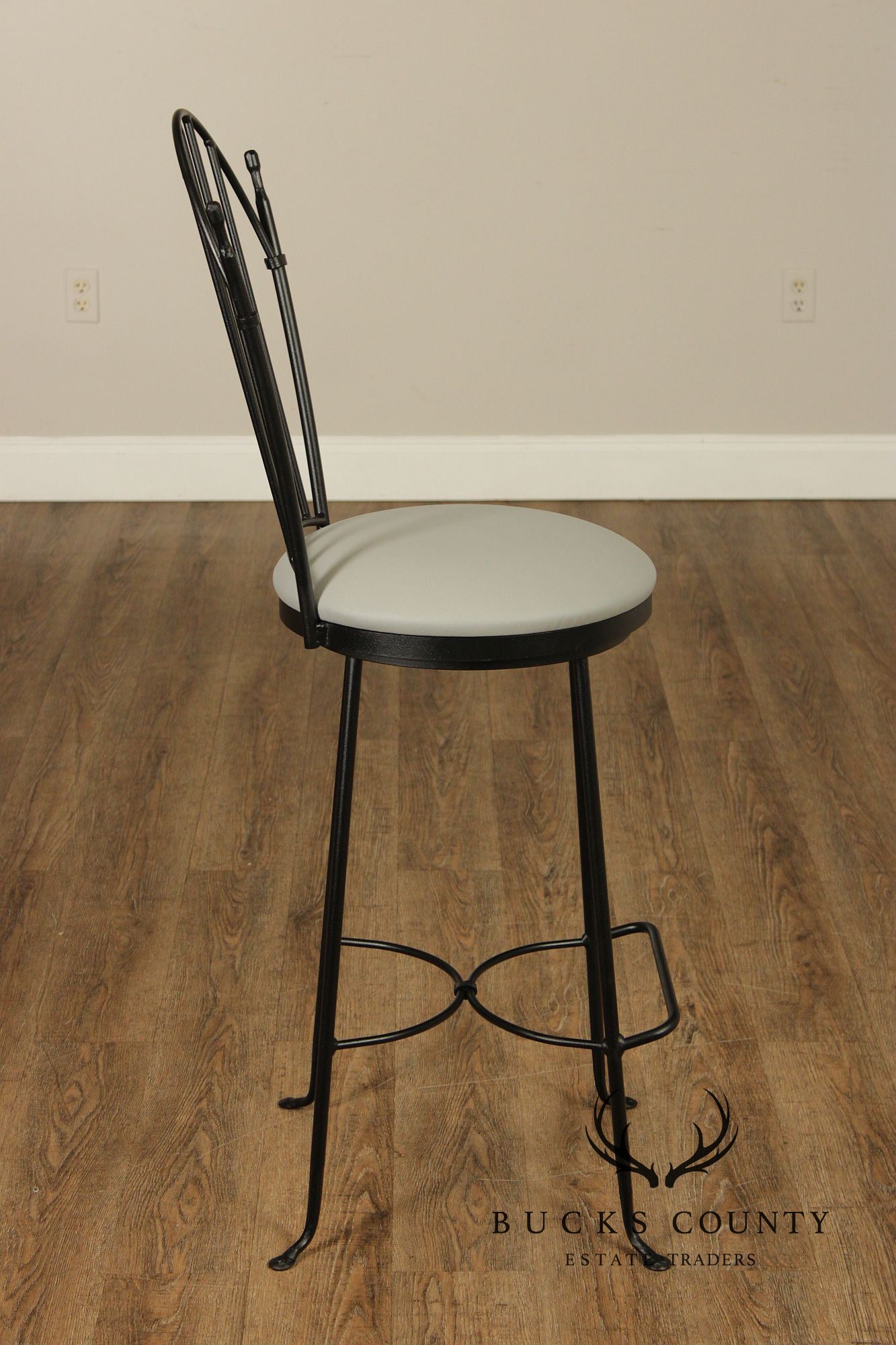Charleston Forge Set of Three Swivel Bar Stools