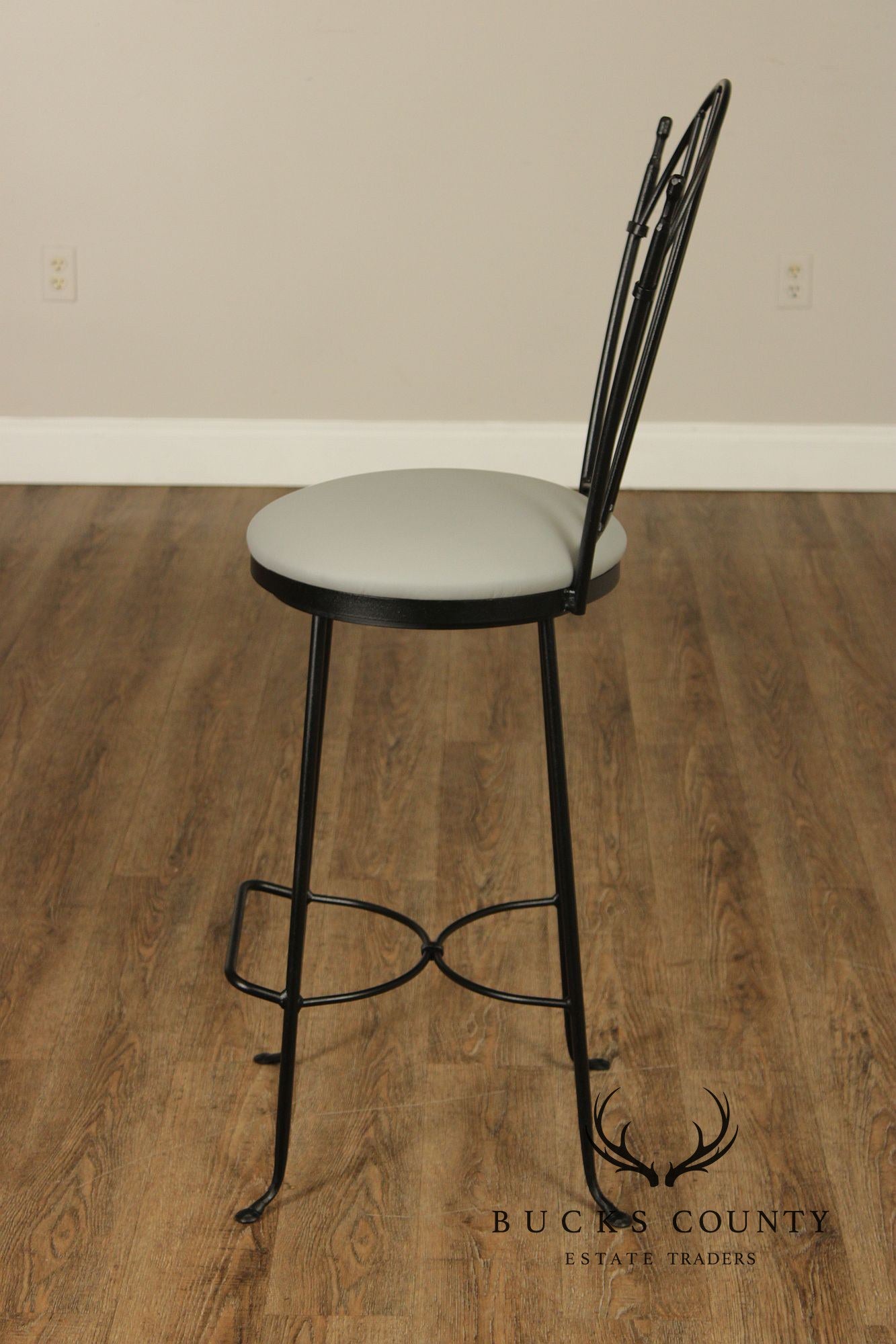 Charleston Forge Set of Three Swivel Bar Stools