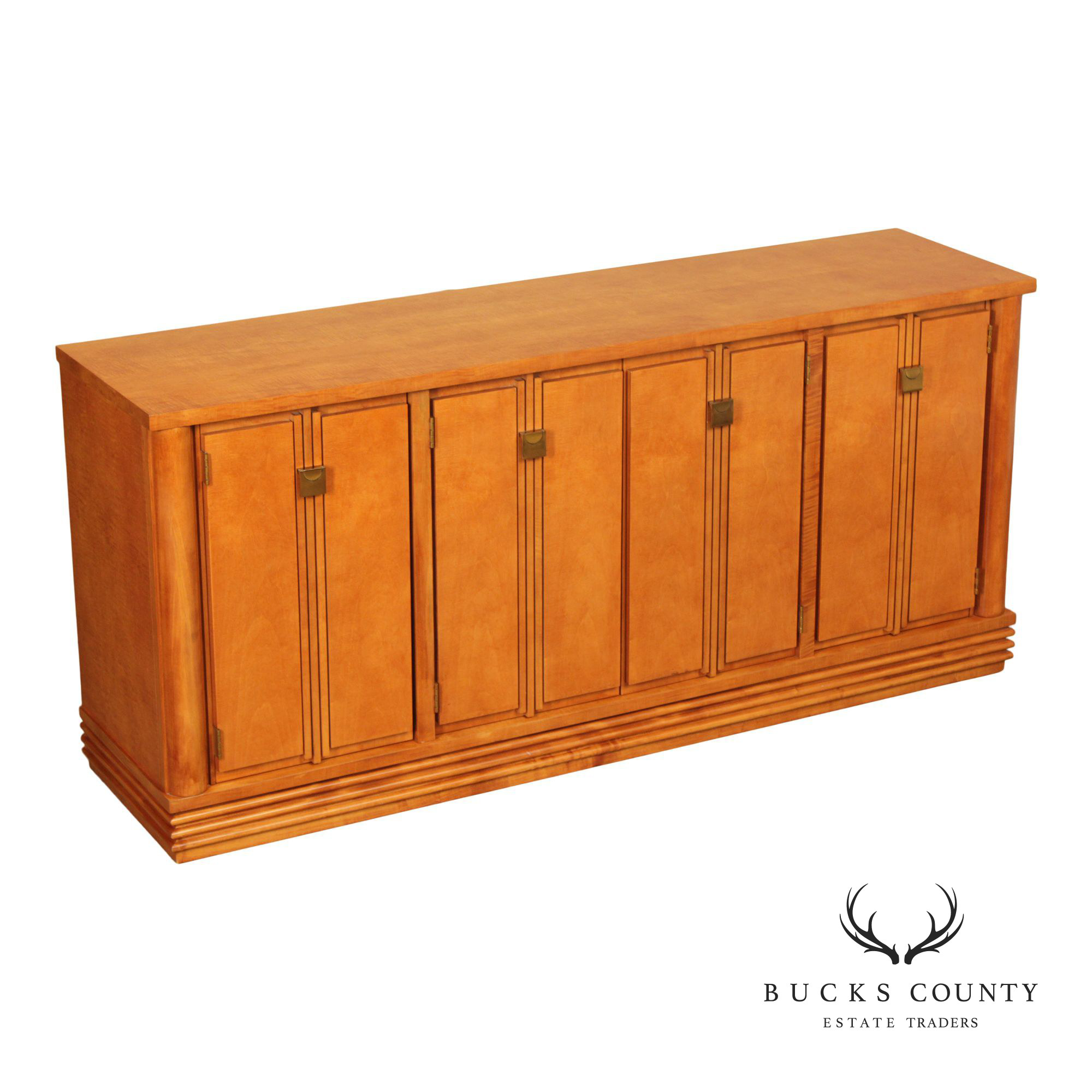 Hickory White Genesis Collection Art Deco Style Maple Sideboard