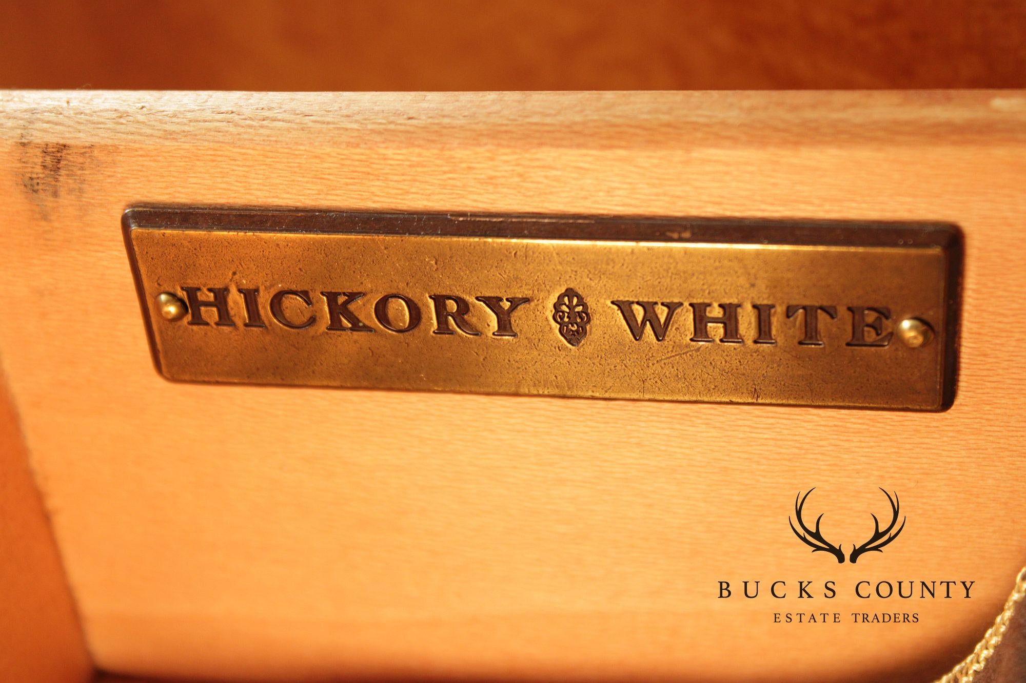 Hickory White Genesis Collection Art Deco Style Maple Sideboard
