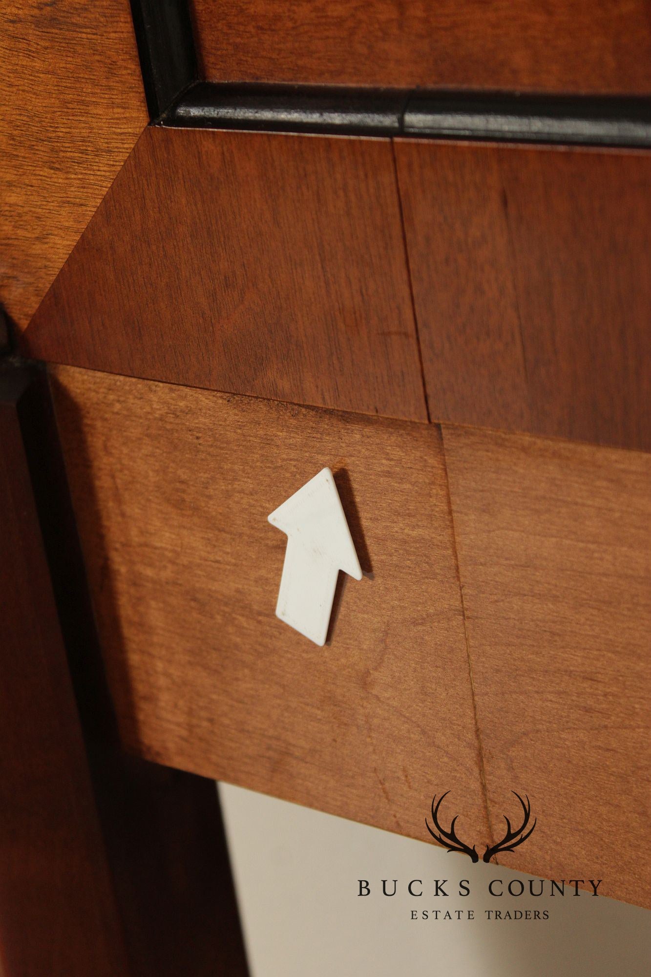 Century Furniture Traditional Yew Wood Full Headboard