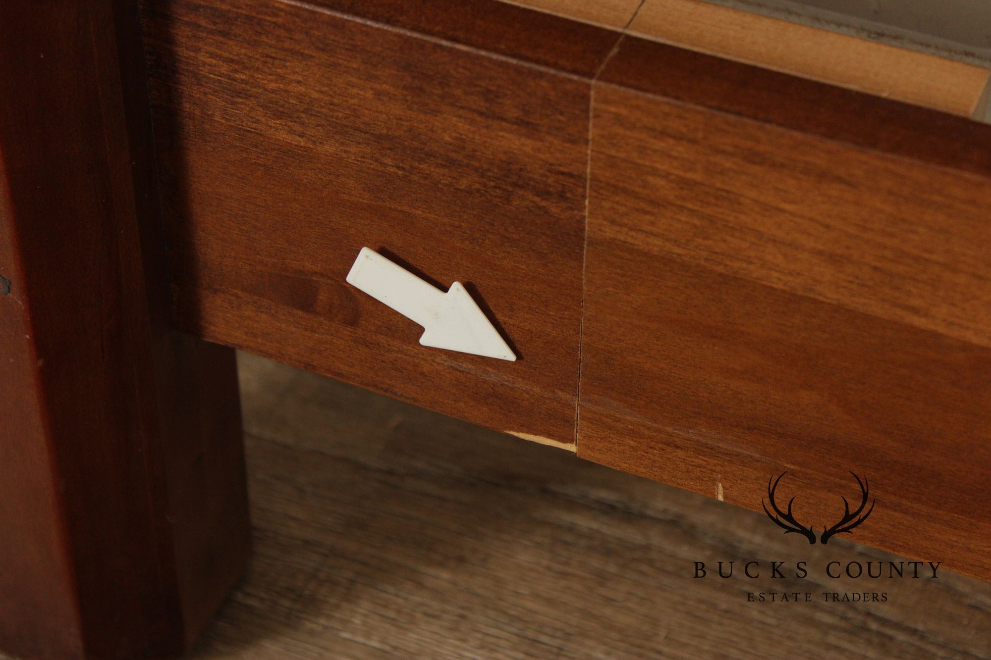 Century Furniture Traditional Yew Wood Full Headboard
