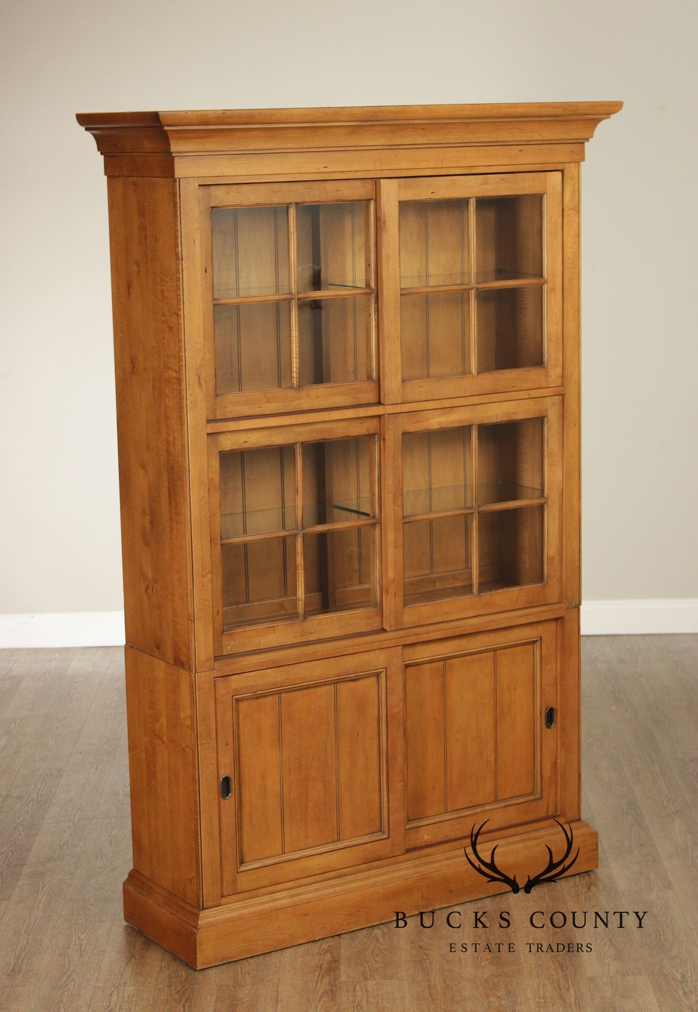 Ethan Allen 'New Country' Maple China Cabinet