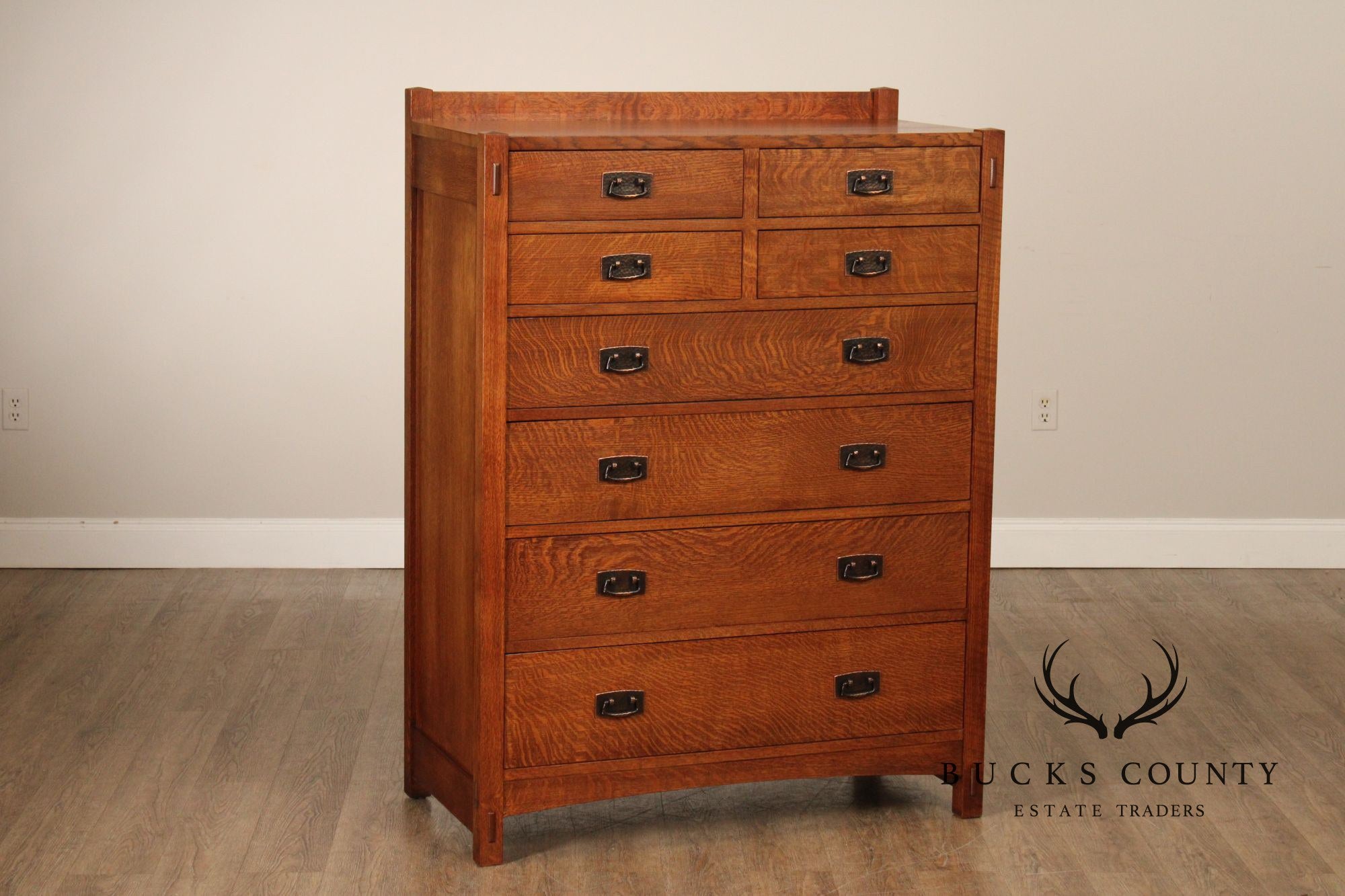 Stickley Mission Collection Oak High Chest