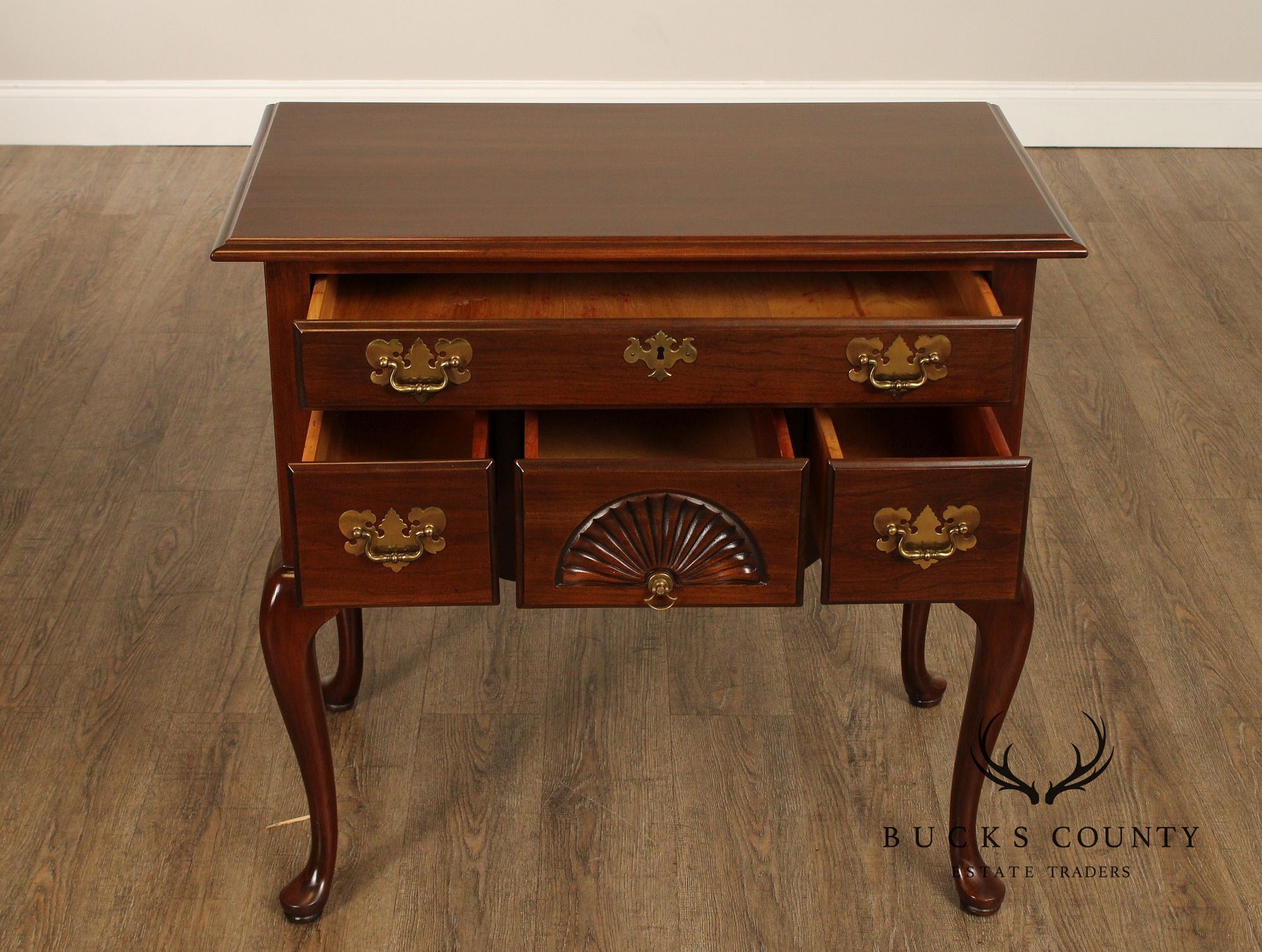 Harden Queen Anne Style Cherry Lowboy